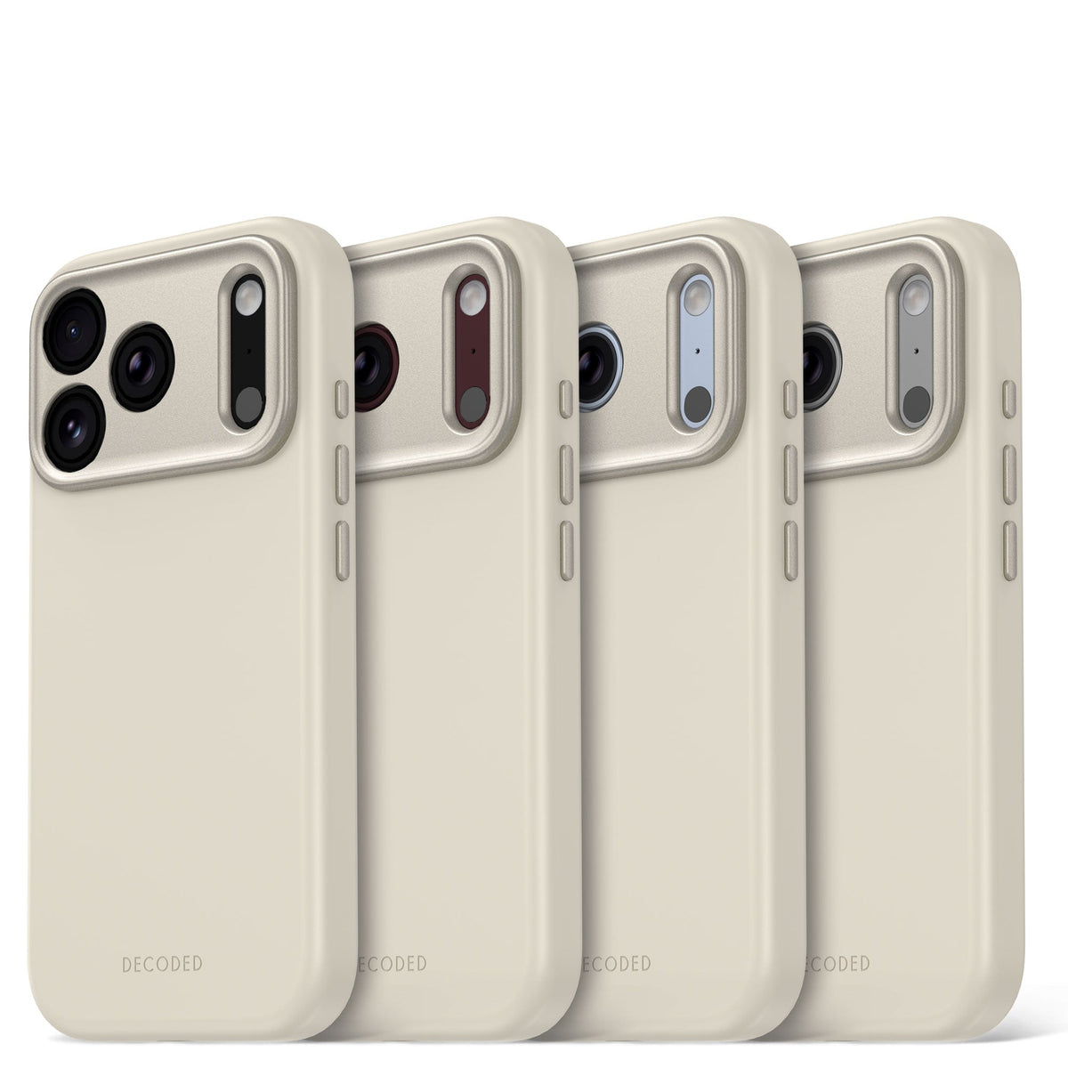 AntiMicrobial Silicone Case | Pebble Grey | iPhone 18 Pro | D27IPO18PBCS9PY