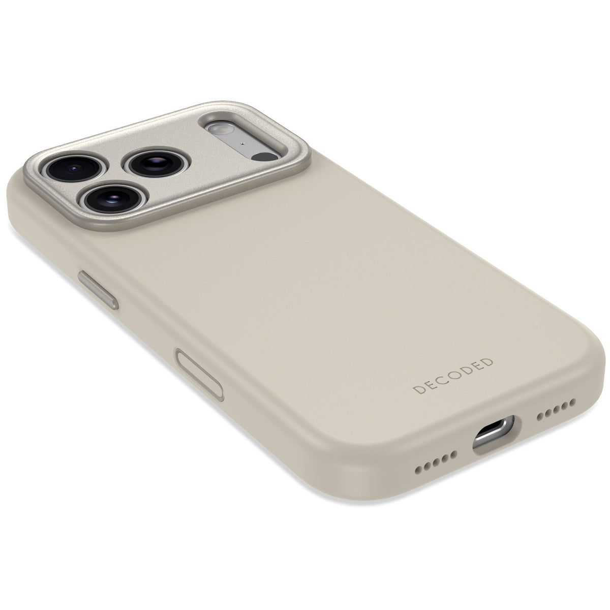 AntiMicrobial Silicone Case | Pebble Grey | iPhone 18 Pro Max | D27IPO18PMBCS9PY