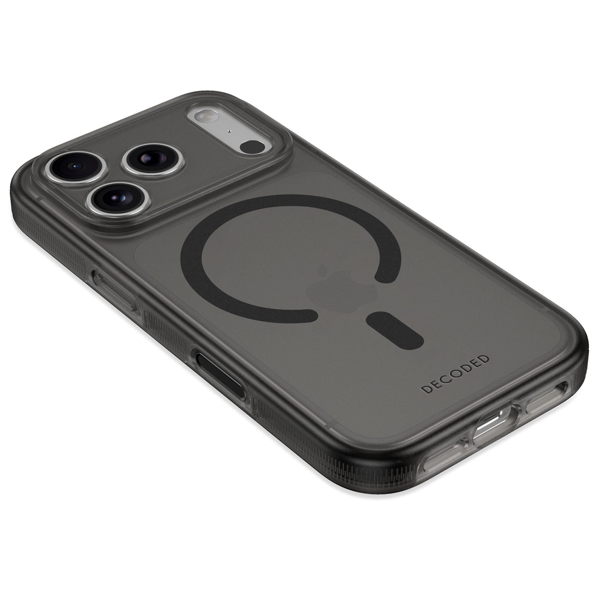 DropTec Clear Case | Frosted Black | iPhone 18 Pro | D27IPO18PBCT2FK