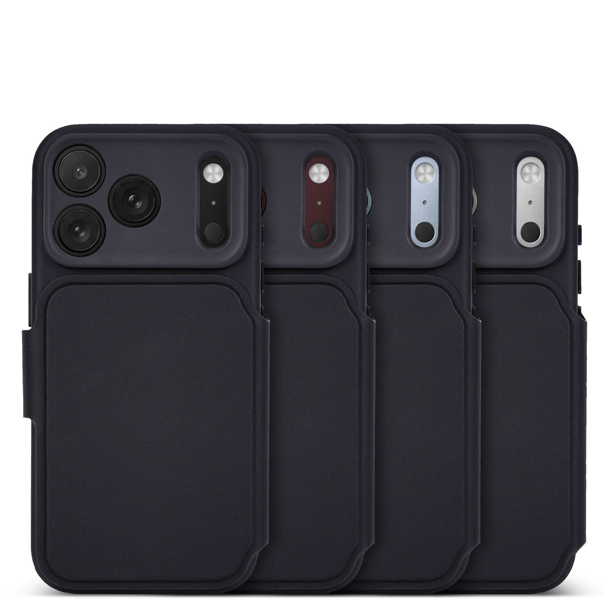 Textured Silicone Detachable Wallet | Phantom Black | iPhone 18 Pro Max | D27IPO18PMDW4TSPK
