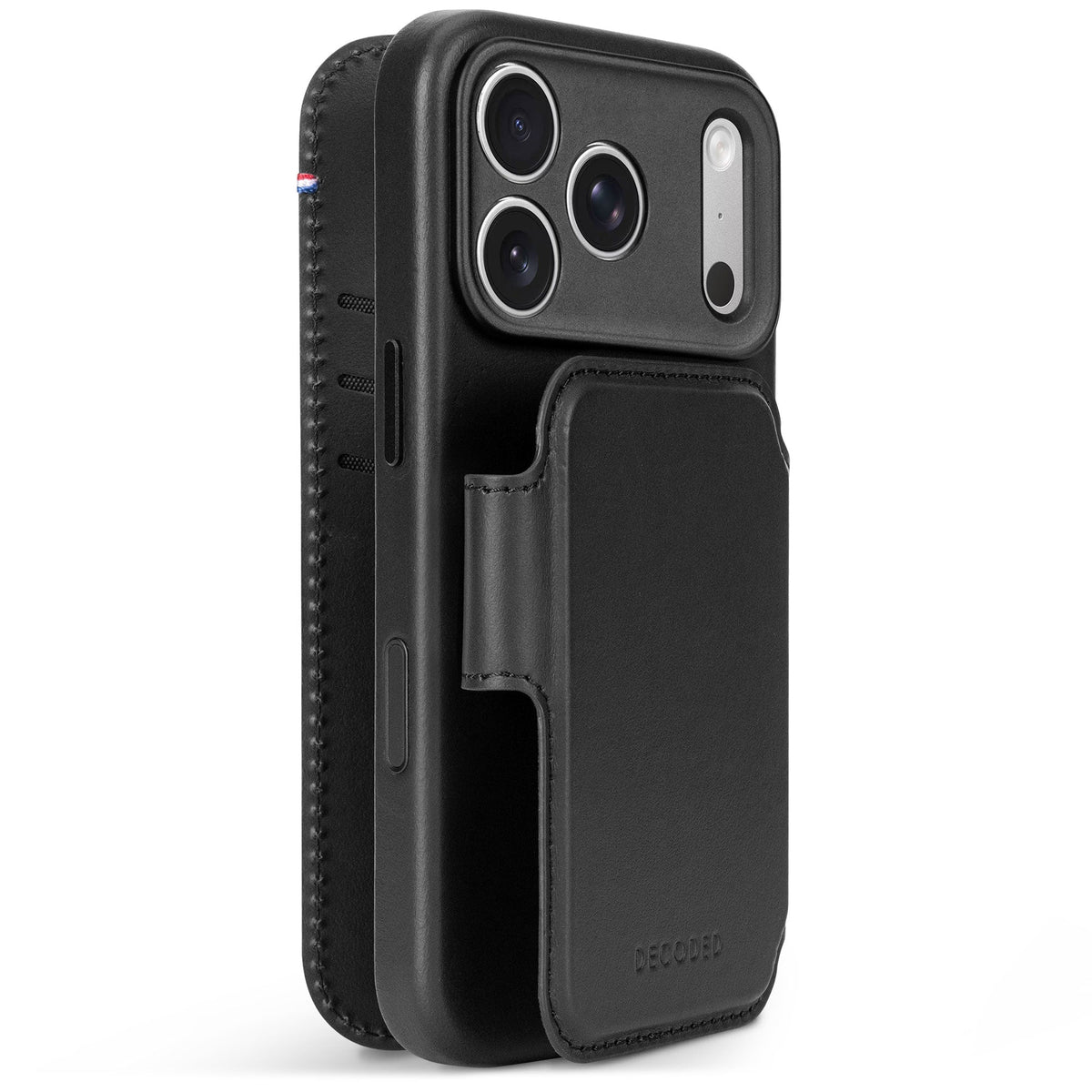 Leather Detachable Wallet Case | Black | iPhone 18 Pro | D27IPO18PDW5BK