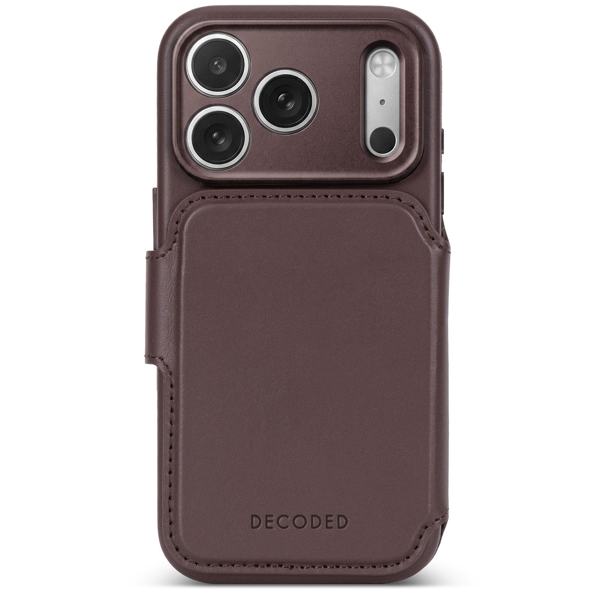 Leather Detachable Wallet Case | Chocolate Brown | iPhone 18 Pro | D27IPO18PDW5CHB
