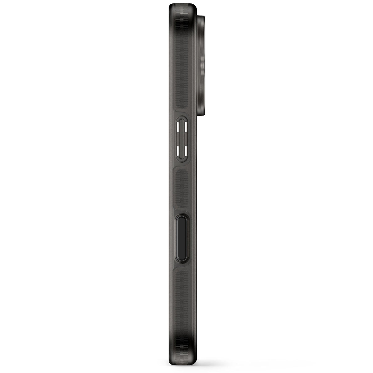 DropTec Clear Case | Frosted Black | iPhone 18 Pro Max | D27IPO18PMBCT2FK