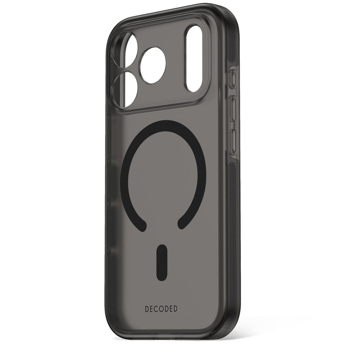 DropTec Clear Case | Frosted Black | iPhone 18 Pro Max | D27IPO18PMBCT2FK
