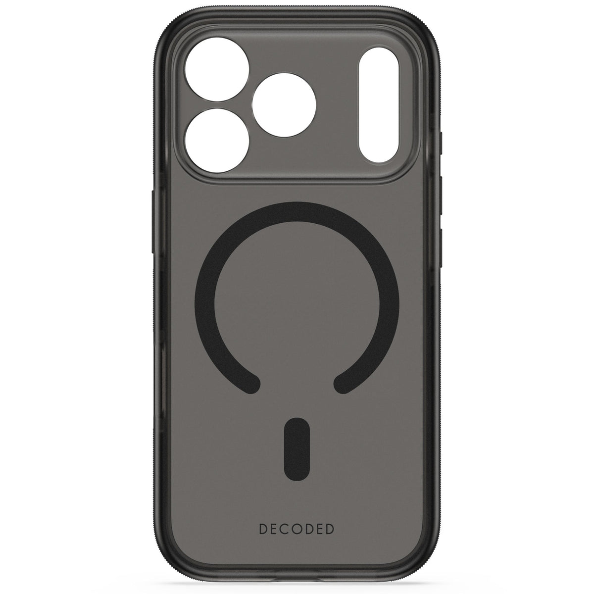 DropTec Clear Case | Frosted Black | iPhone 18 Pro Max | D27IPO18PMBCT2FK