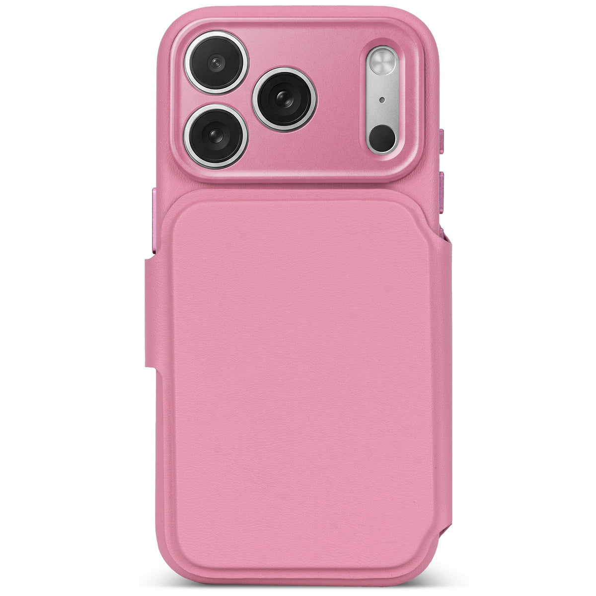 Textured Silicone Detachable Wallet | Rose Quartz | iPhone 18 Pro Max | D27IPO18PMDW4TSRZ