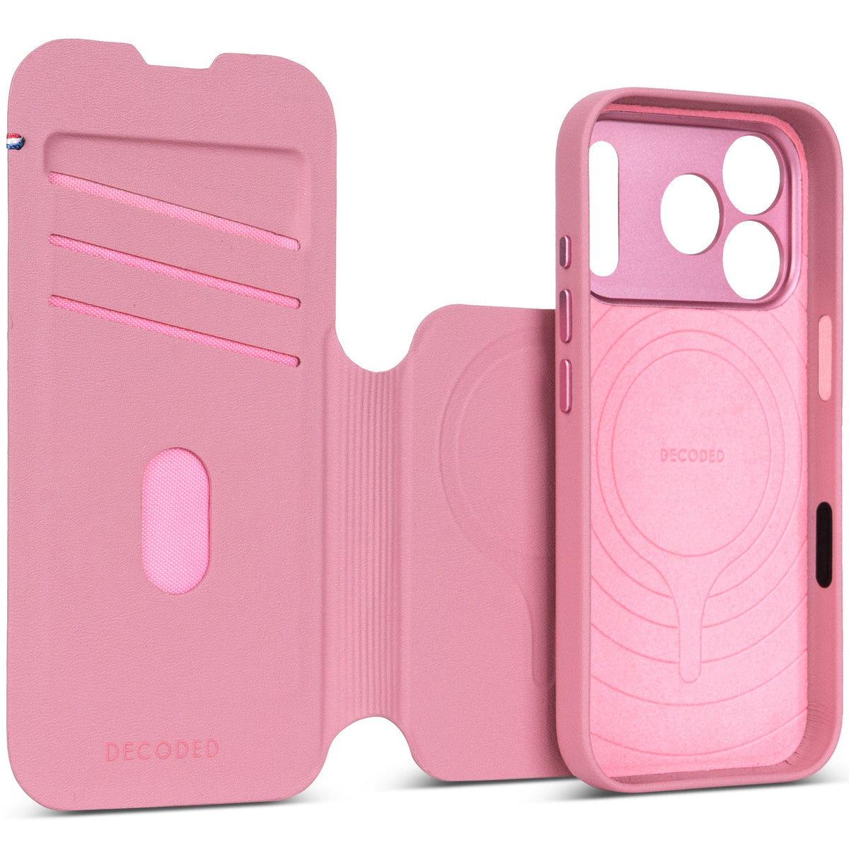 Textured Silicone Detachable Wallet | Rose Quartz | iPhone 18 Pro Max | D27IPO18PMDW4TSRZ