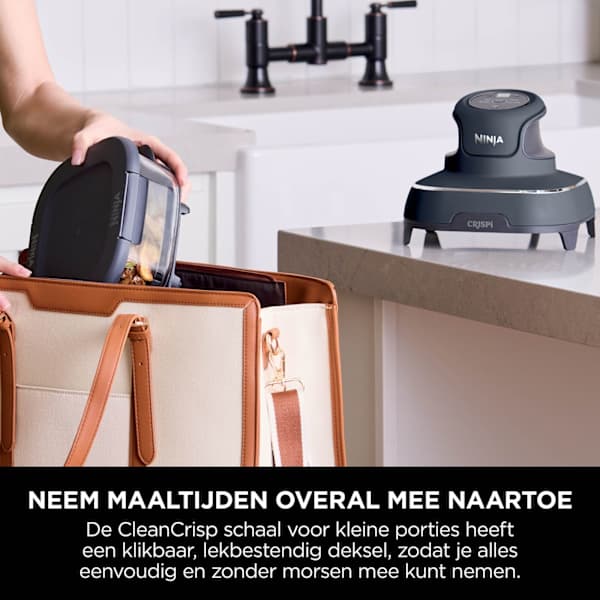 Ninja CRISPi 4-in-1 Glazen Airfryer - Grijs - FN101EUGY