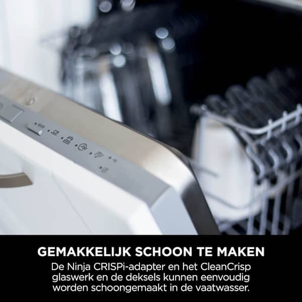 Ninja CRISPi 4-in-1 Glazen Airfryer - Grijs - FN101EUGY