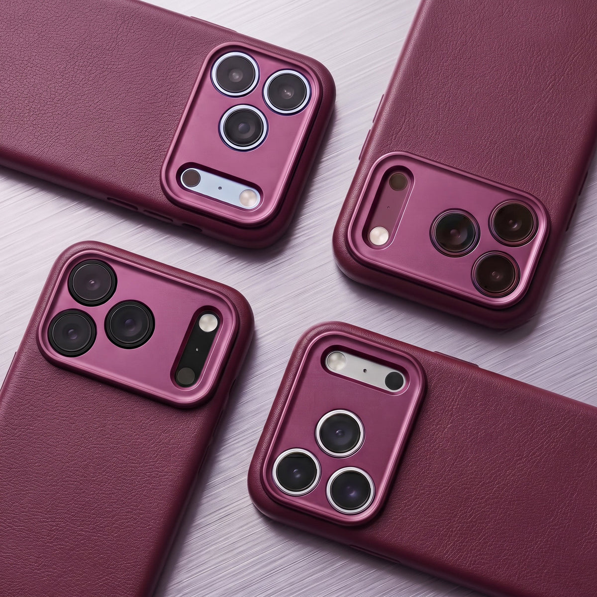 Leather Case | Aubergine | iPhone 18 Pro | D27IPO18PBC1AE