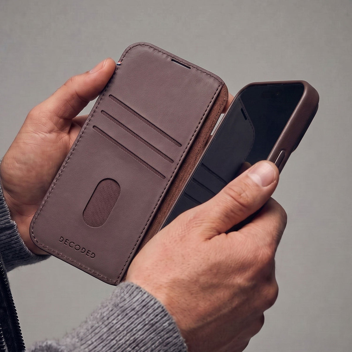 Leather Detachable Wallet Case | Chocolate Brown | iPhone 18 Pro Max | D27IPO18PMDW5CHB