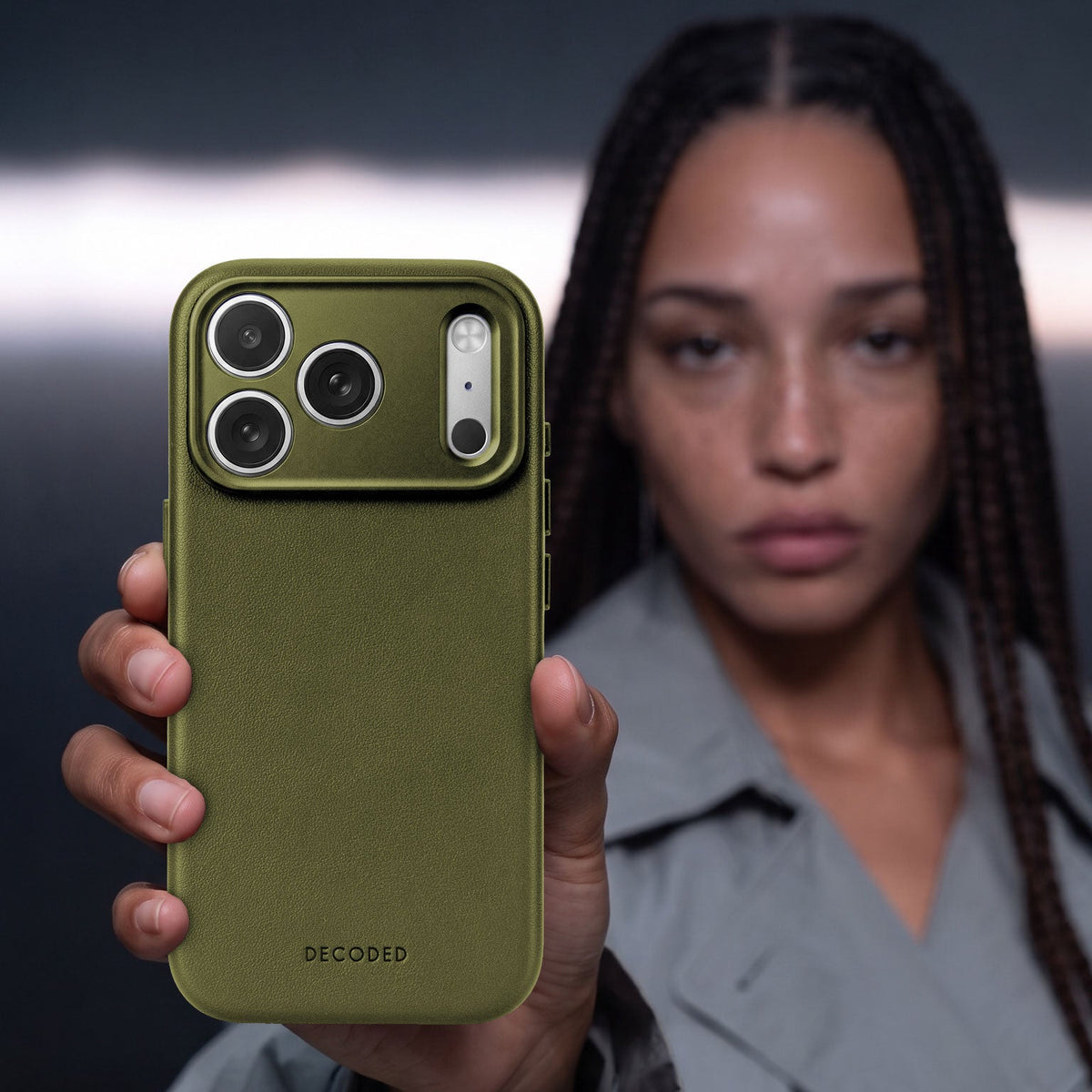 Leather Case | Moss Green | iPhone 18 Pro Max | D27IPO18PMBC1MN