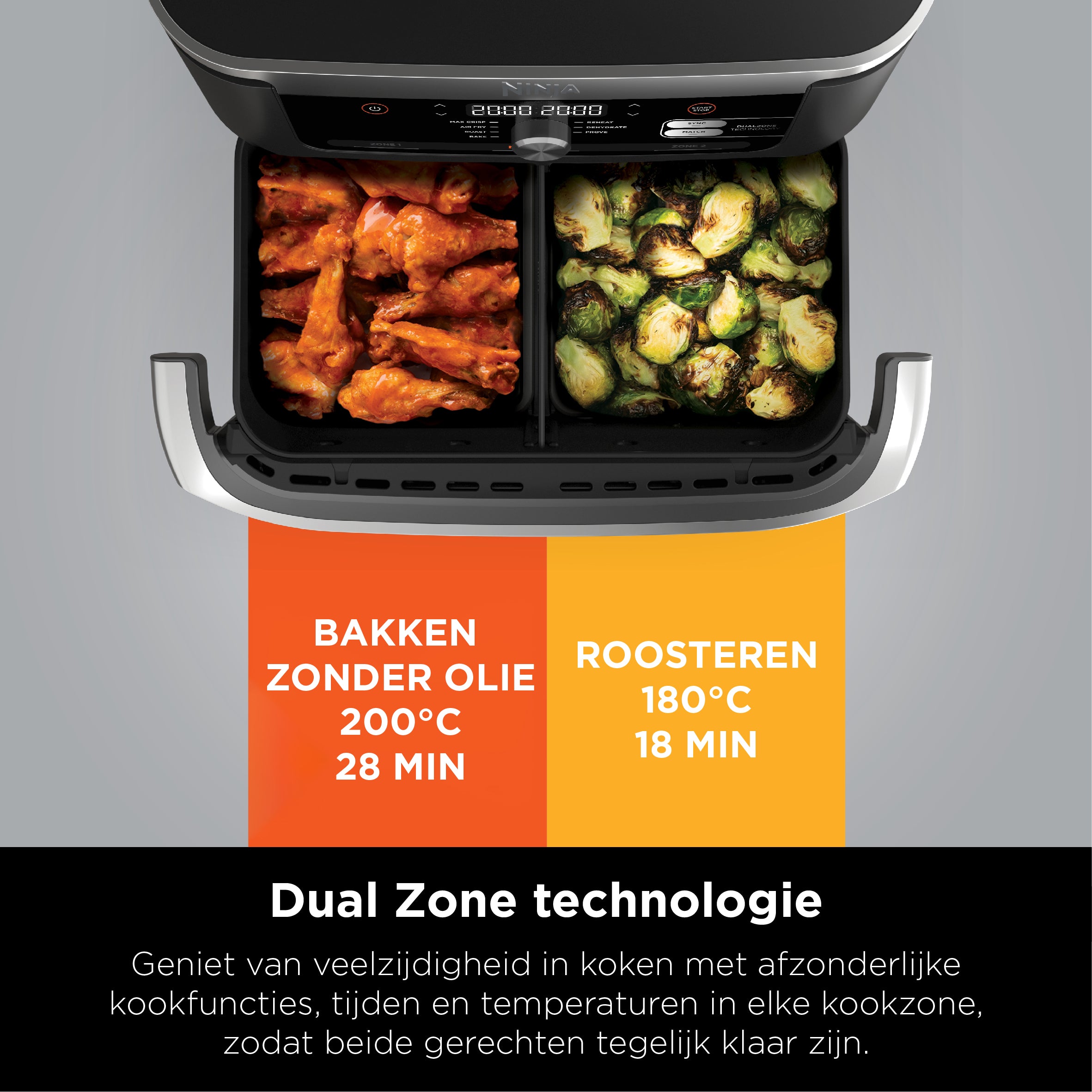 Ninja Mega Dubbele Airfryer XXL - AF500EU