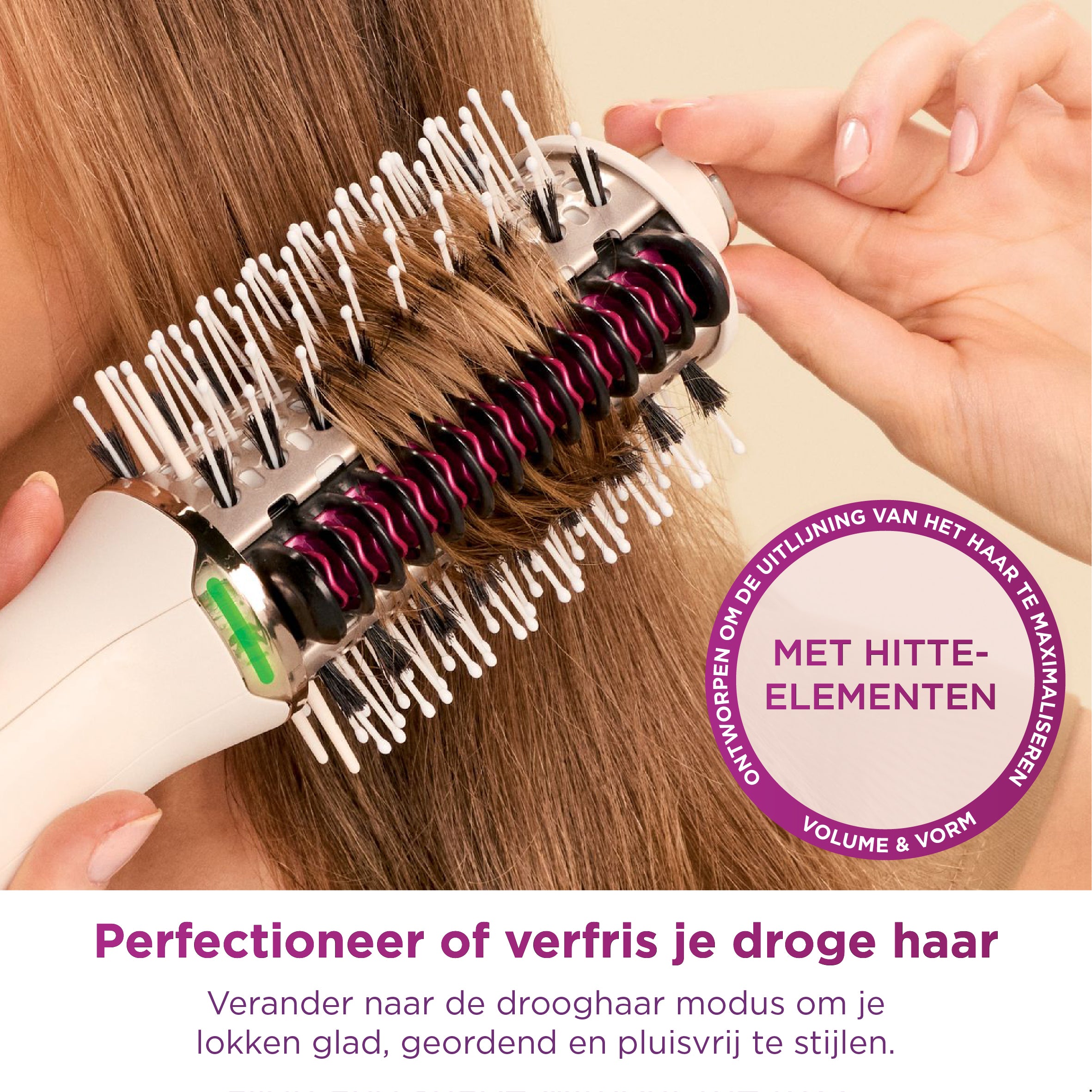 Brosse pour sèche-cheveux Shark SmoothStyle avec étui de rangement - HT212EU