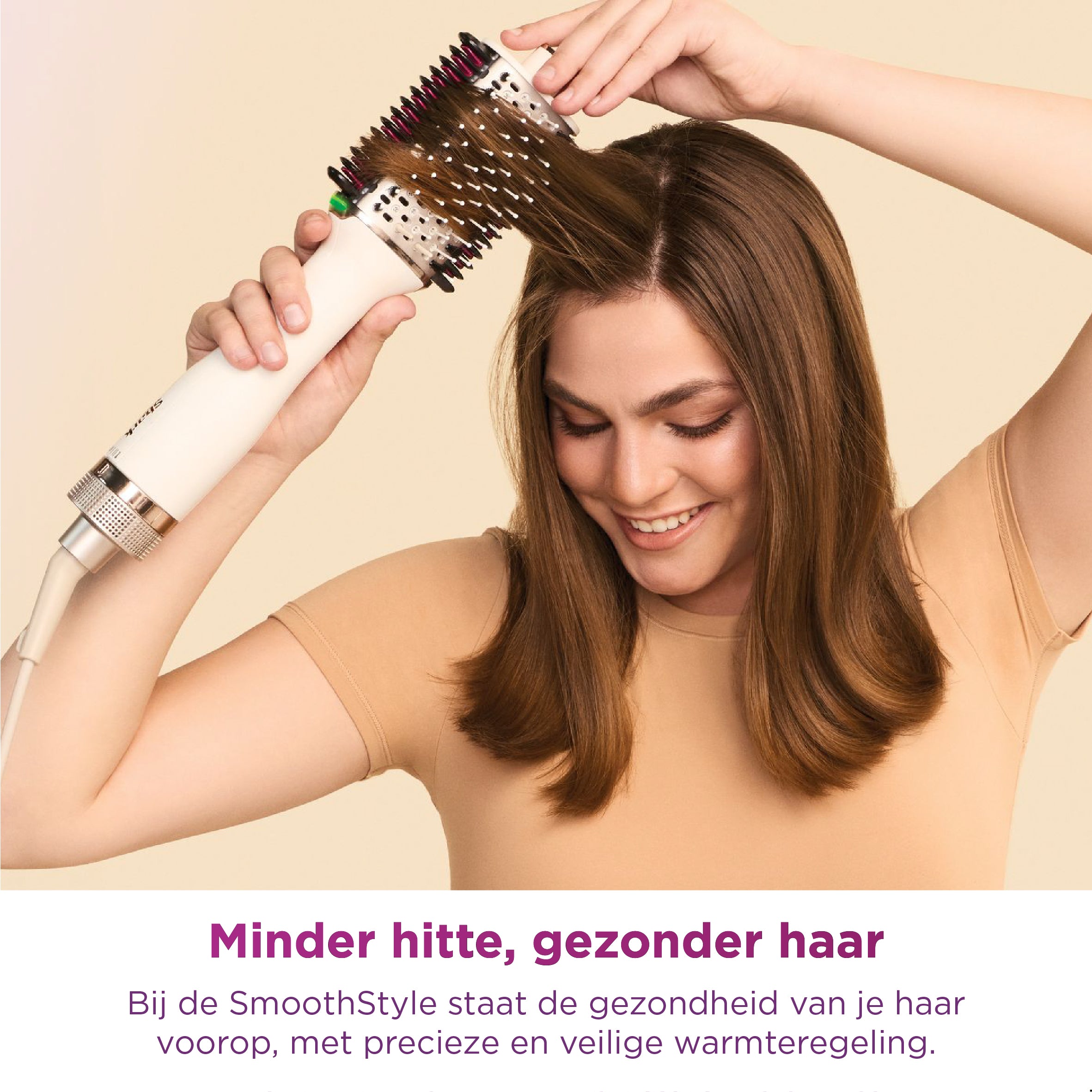 Brosse pour sèche-cheveux Shark SmoothStyle avec étui de rangement - HT212EU