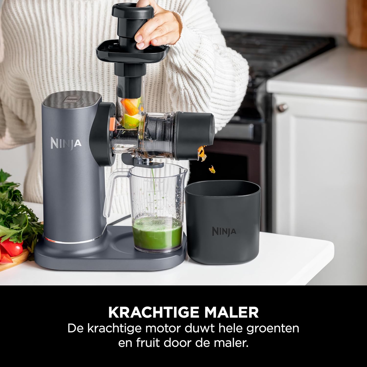 Ninja Sapcentrifuge - Cold Press Juicer met anti-verstoppingsfilter - JC151EU