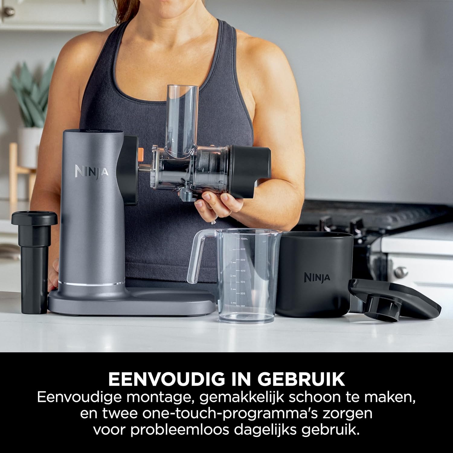 Ninja Sapcentrifuge - Cold Press Juicer met anti-verstoppingsfilter - JC151EU