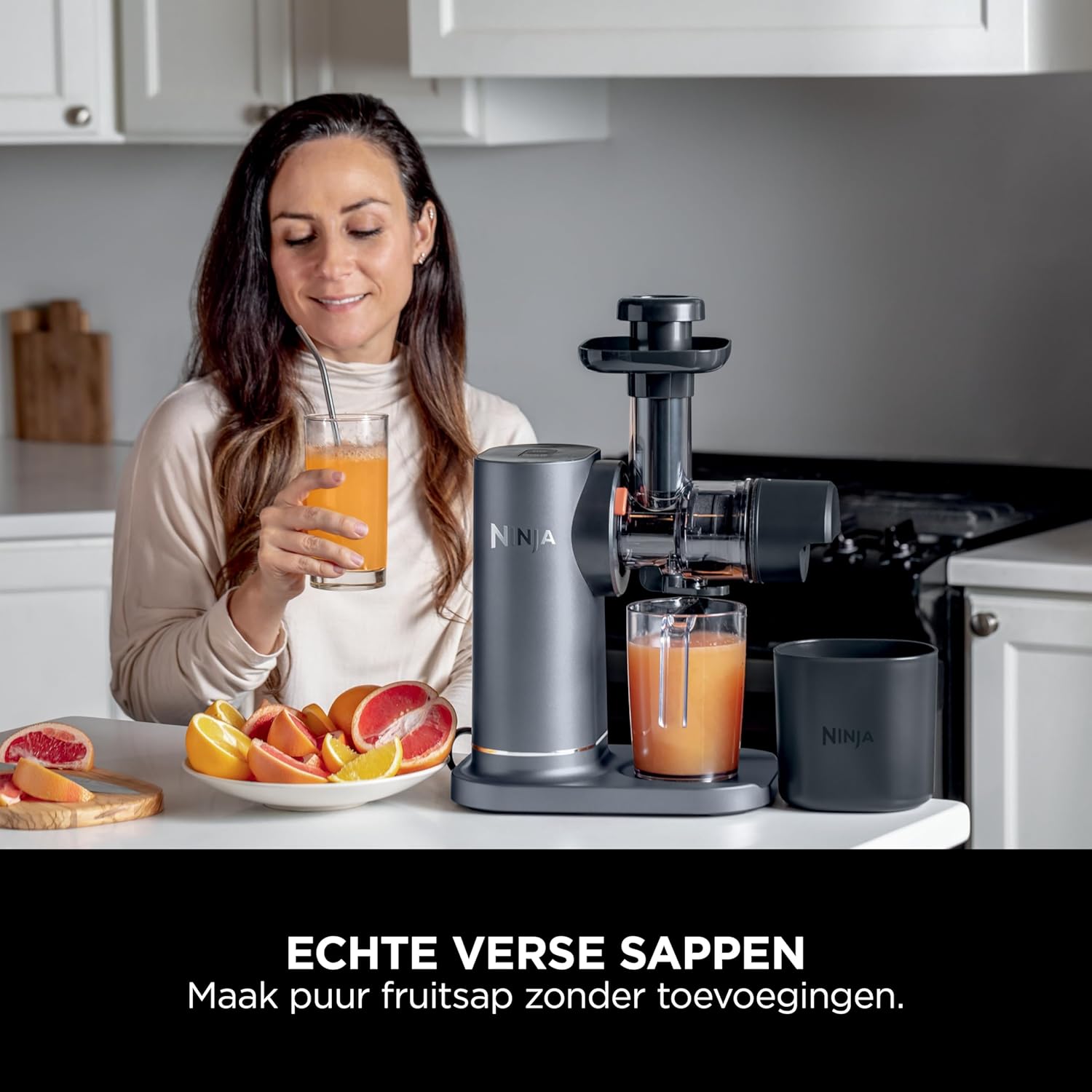 Ninja Sapcentrifuge - Cold Press Juicer met anti-verstoppingsfilter - JC151EU