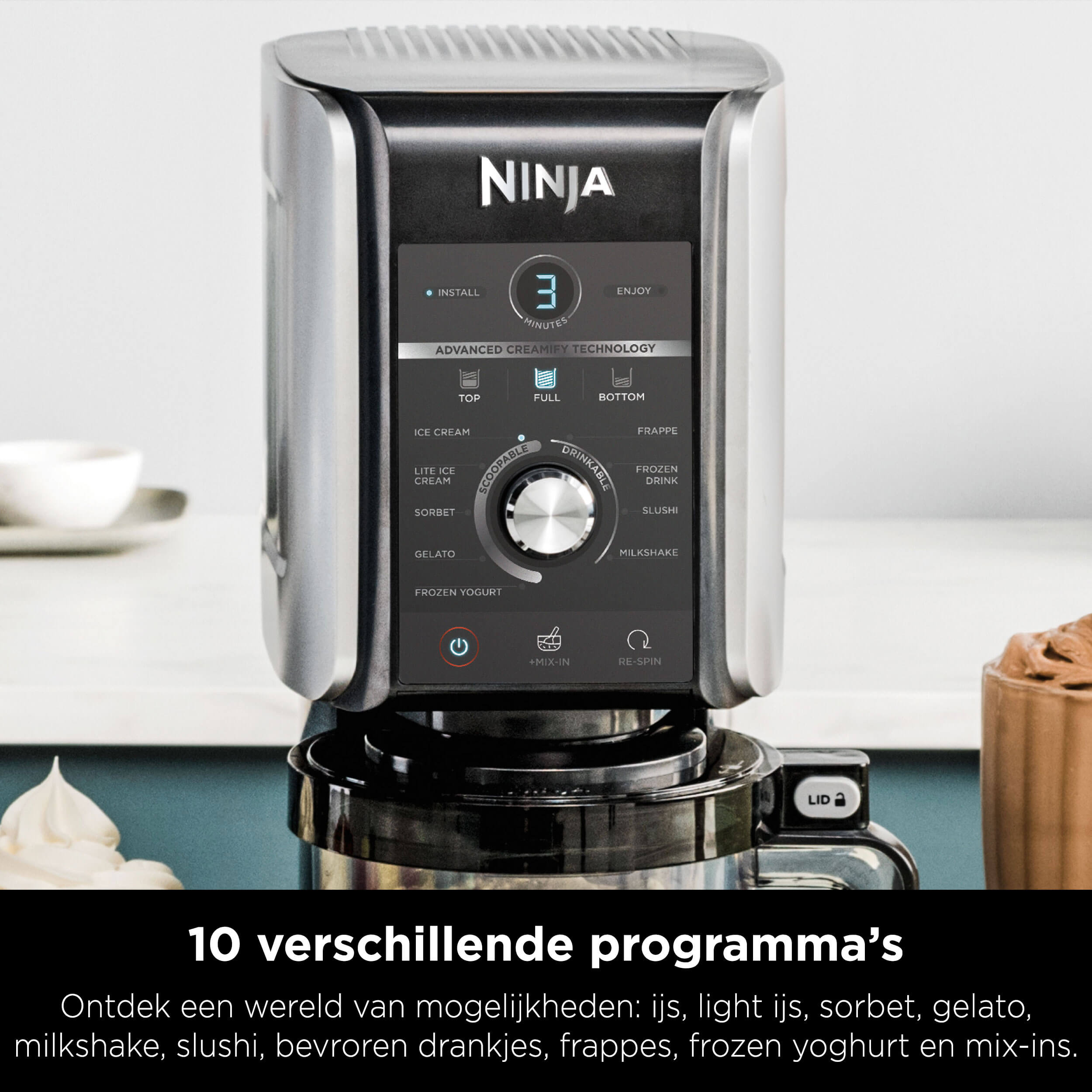 Ninja Creami Deluxe 10-en-1 sorbetière - NC501EU