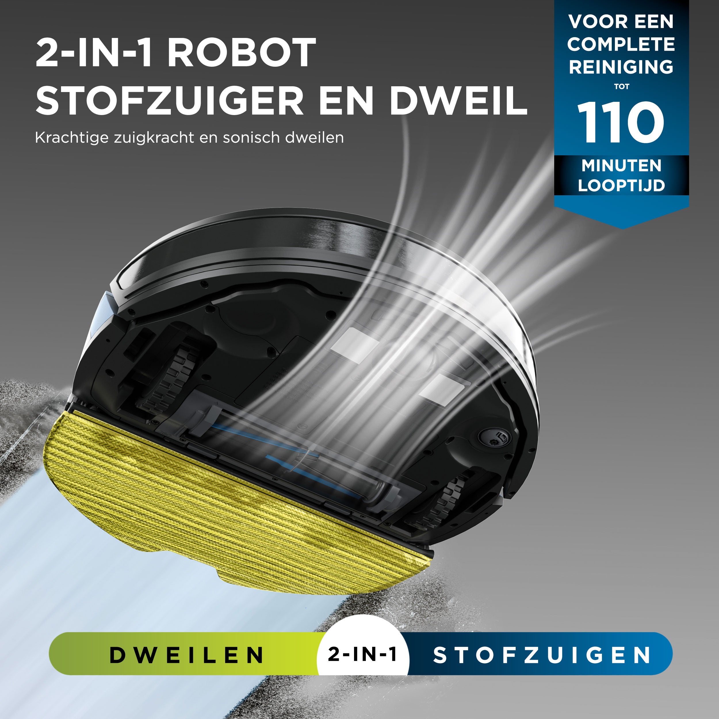 Shark Matrix Plus 2-in-1 Roboterstaubsauger – RV2620WAEU