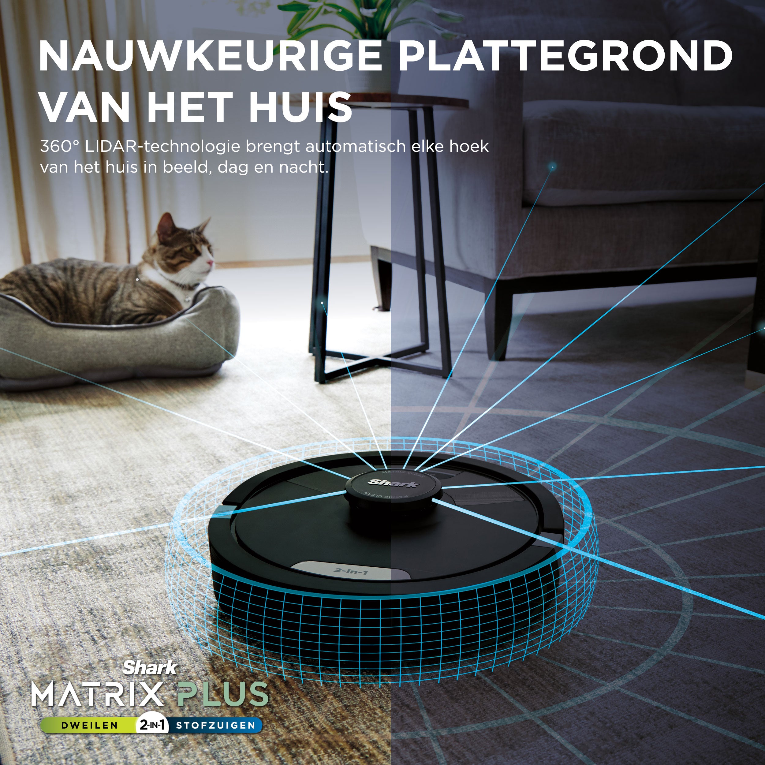 Shark Matrix Plus 2-in-1 Roboterstaubsauger – RV2620WAEU