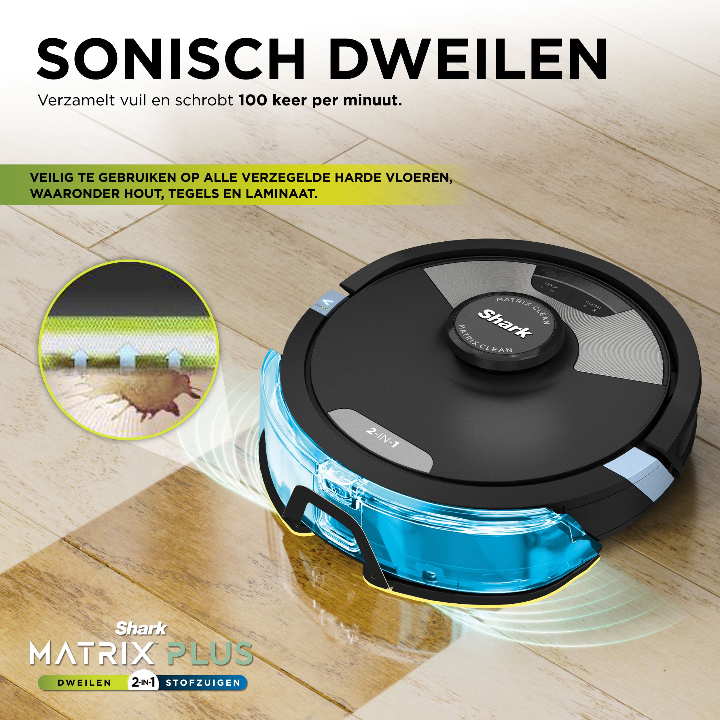 Shark Matrix Plus 2-in-1 Roboterstaubsauger – RV2620WAEU