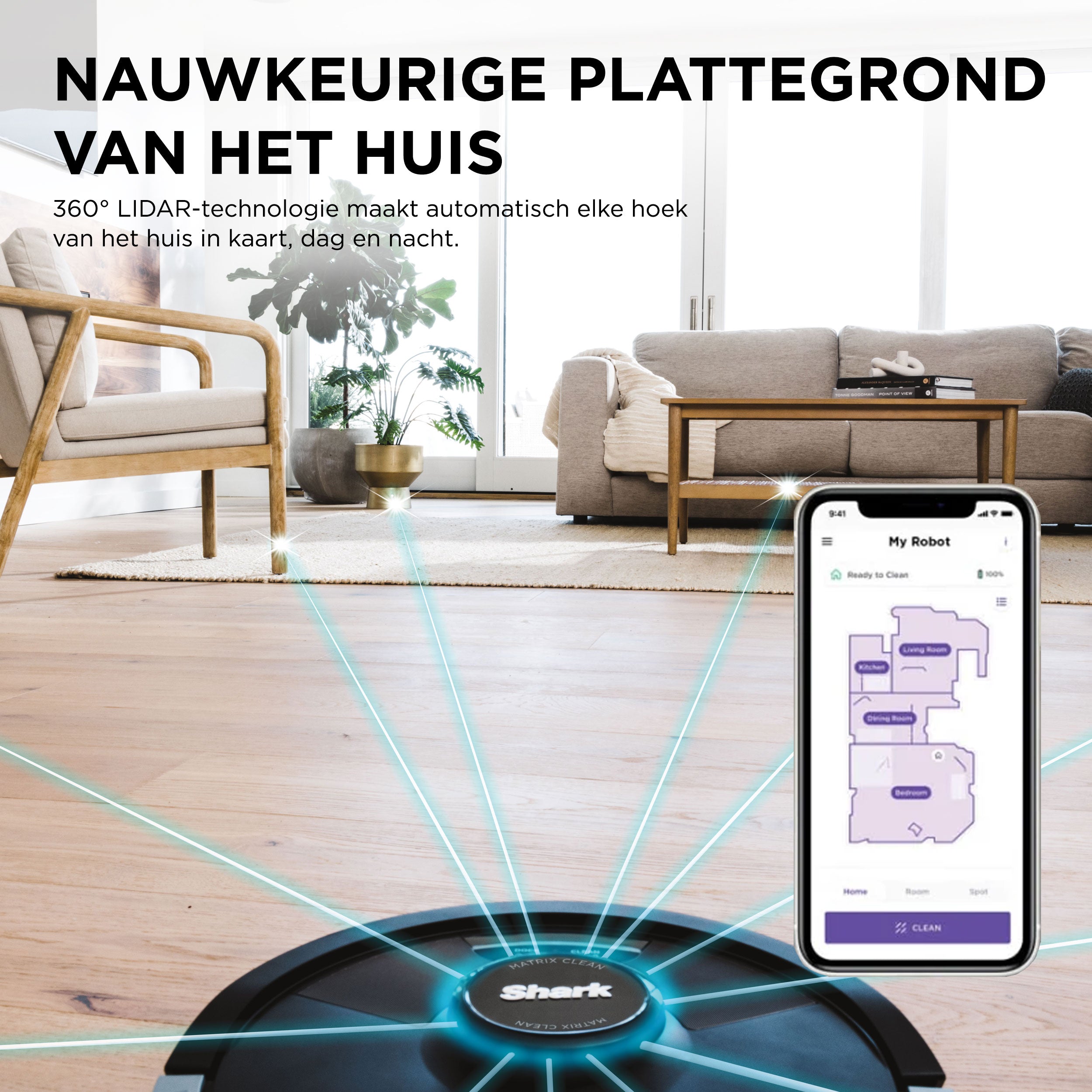 Shark Matrix Plus 2-in-1 Roboterstaubsauger – RV2620WAEU