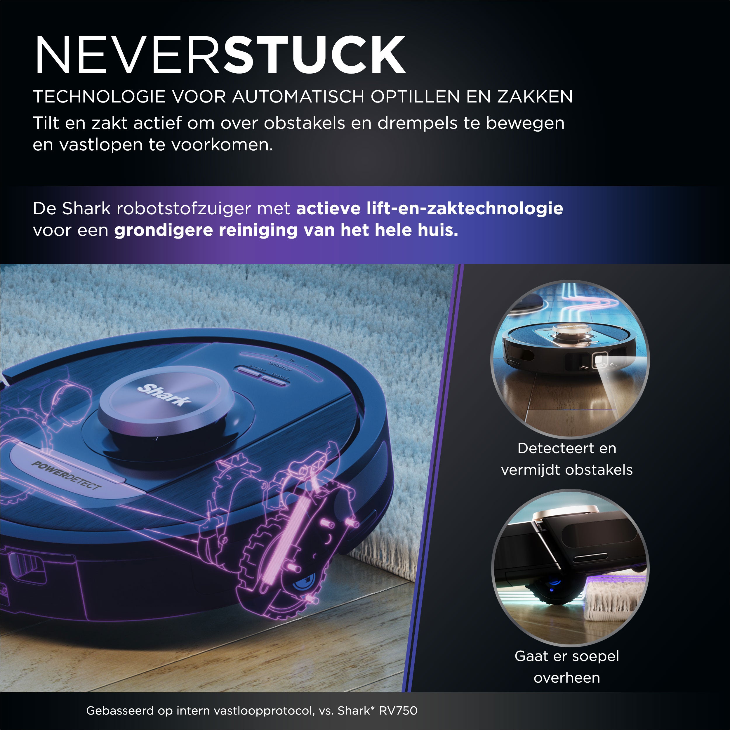 Shark PowerDetect Robotstofzuiger - RV2820VEEU