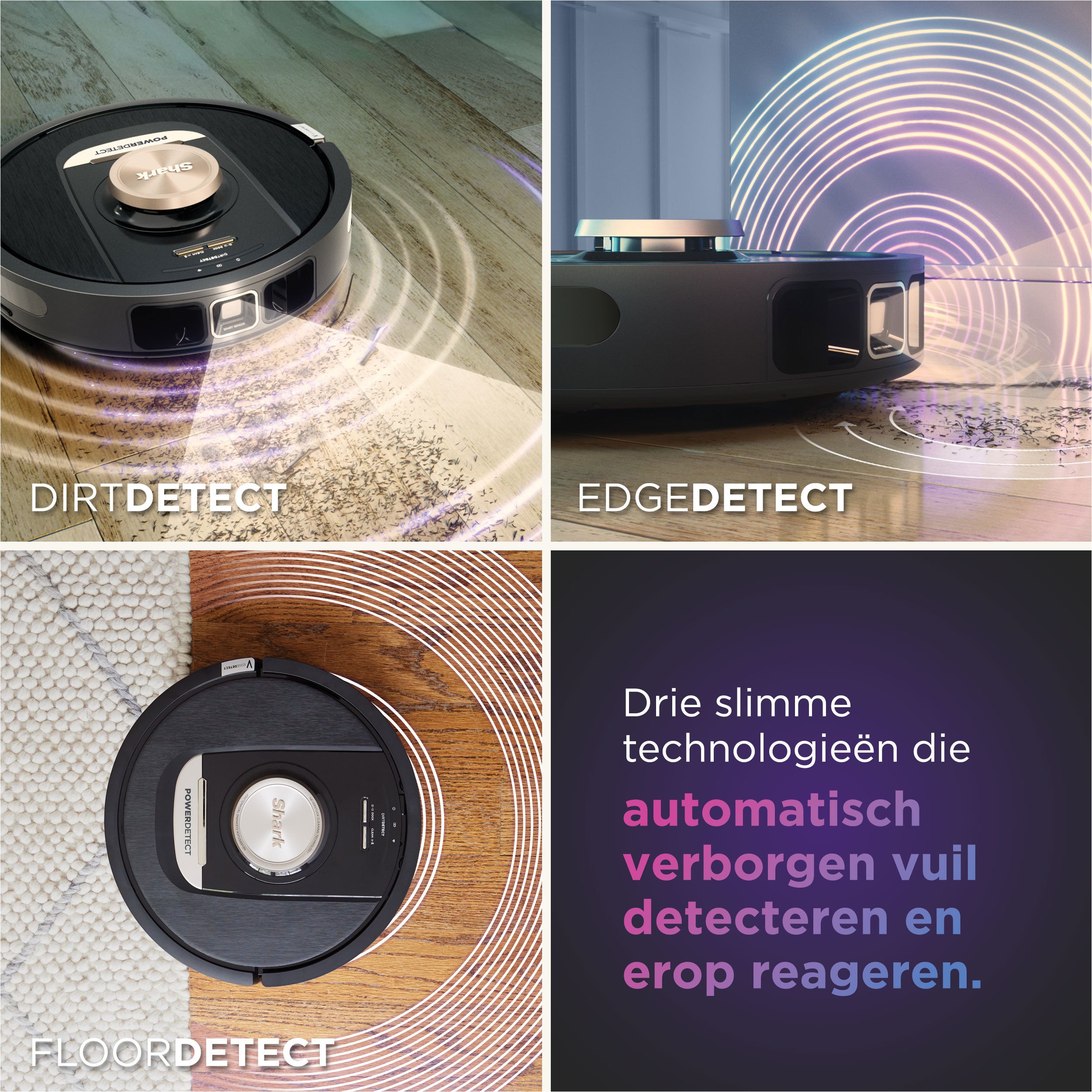 Shark PowerDetect Robotstofzuiger - RV2820VEEU