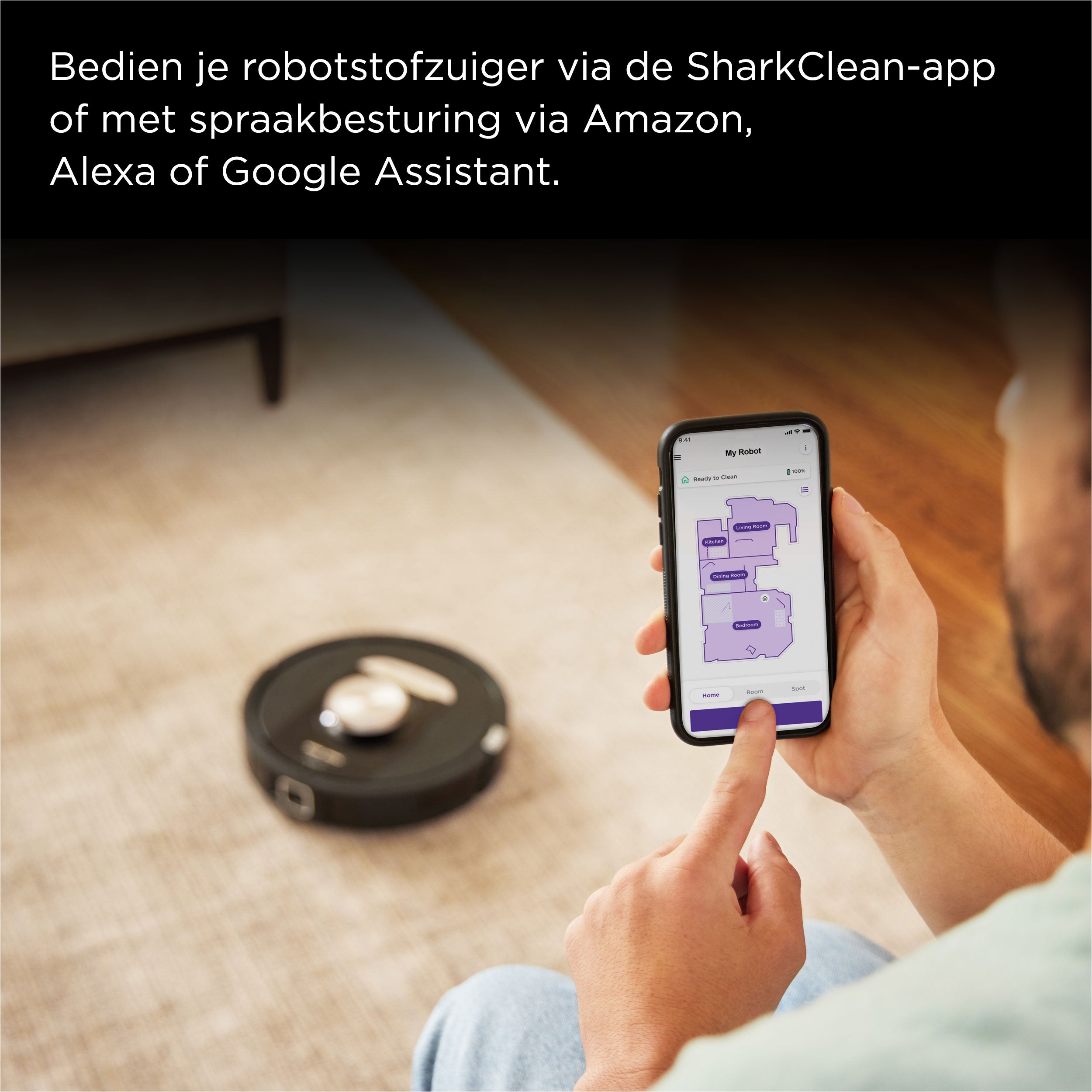 Shark PowerDetect Robotstofzuiger - RV2820VEEU
