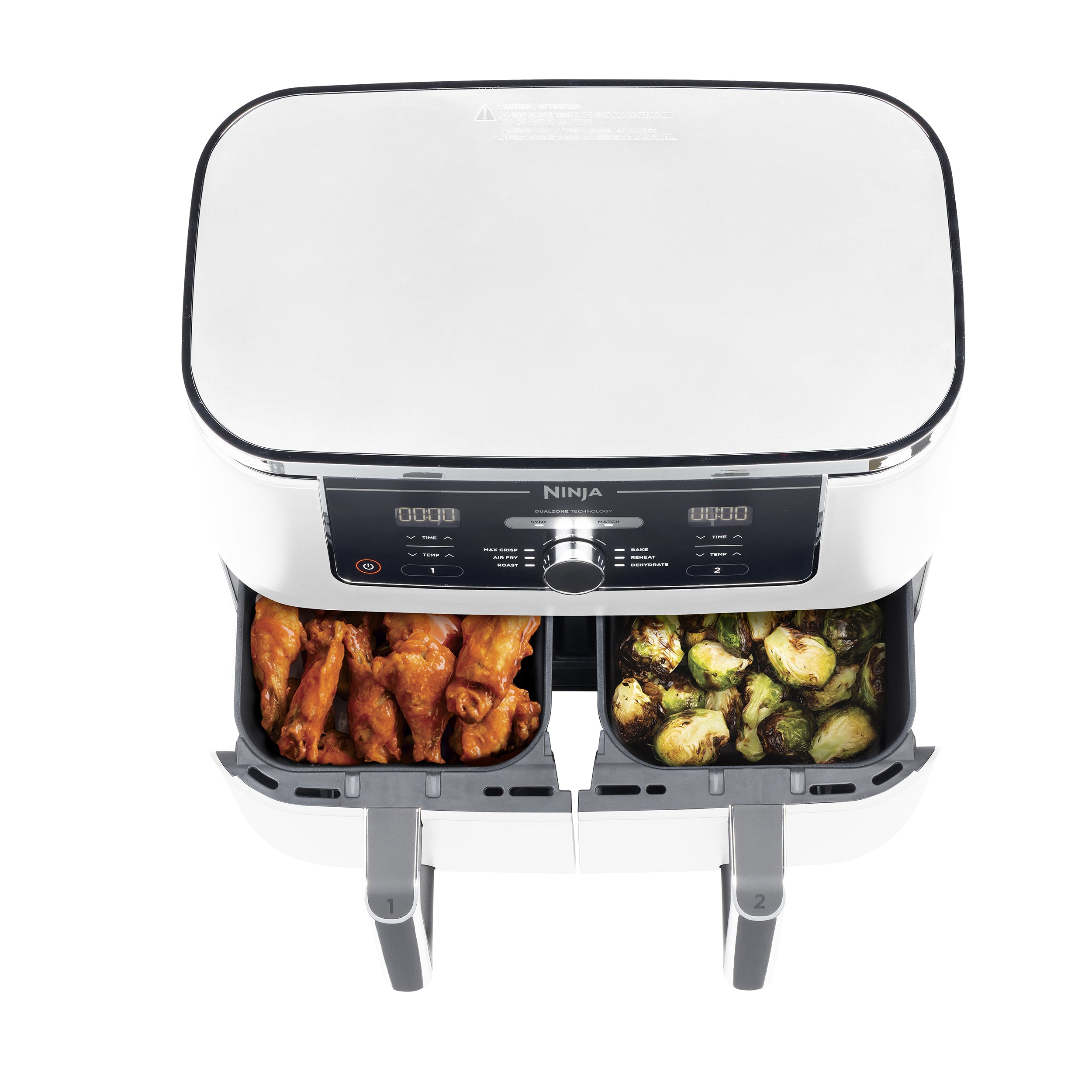 Ninja Dubbele Airfryer XXL - Wit - AF400EUWH