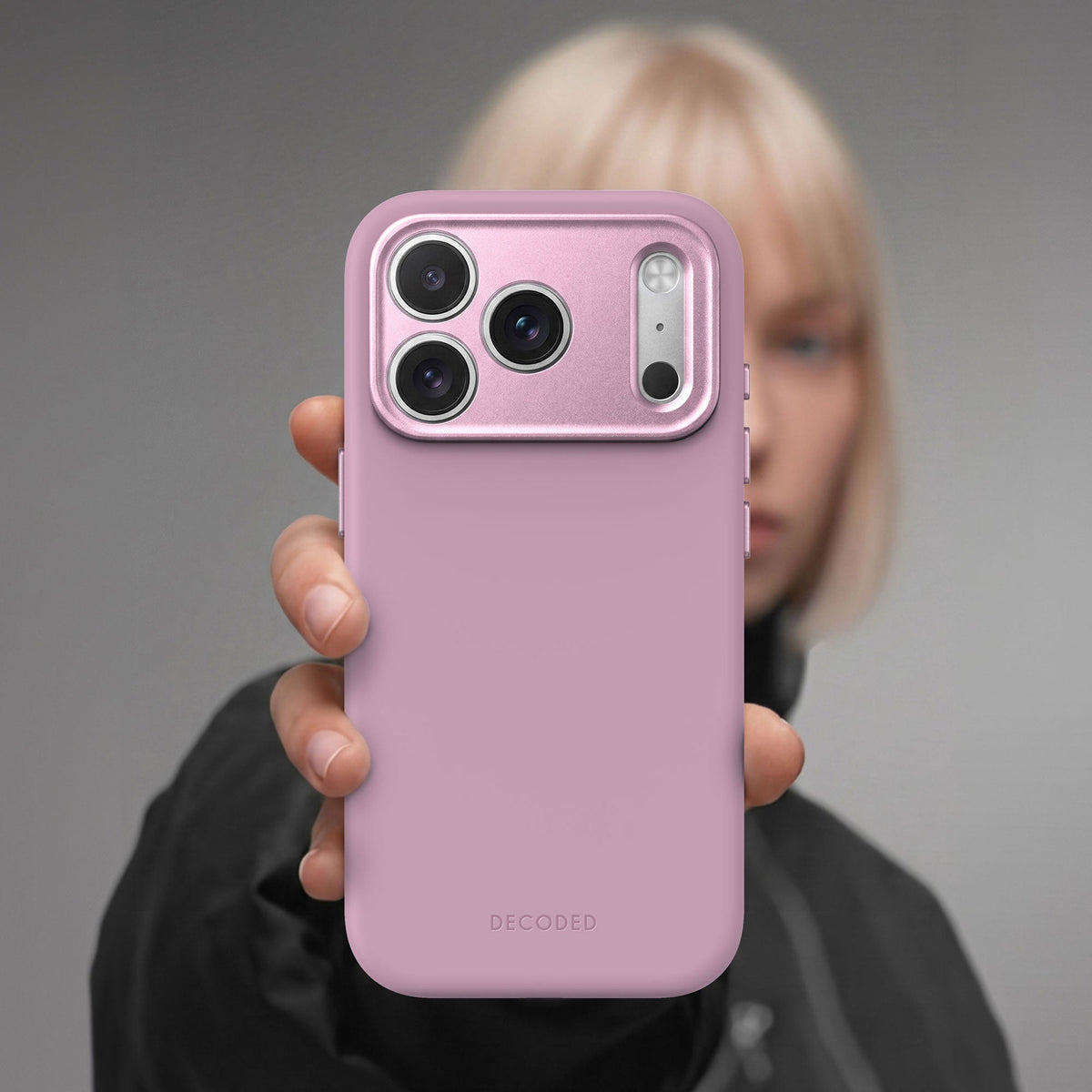 AntiMicrobial Silicone Case | Rose Quartz | iPhone 18 Pro | D27IPO18PBCS9RZ