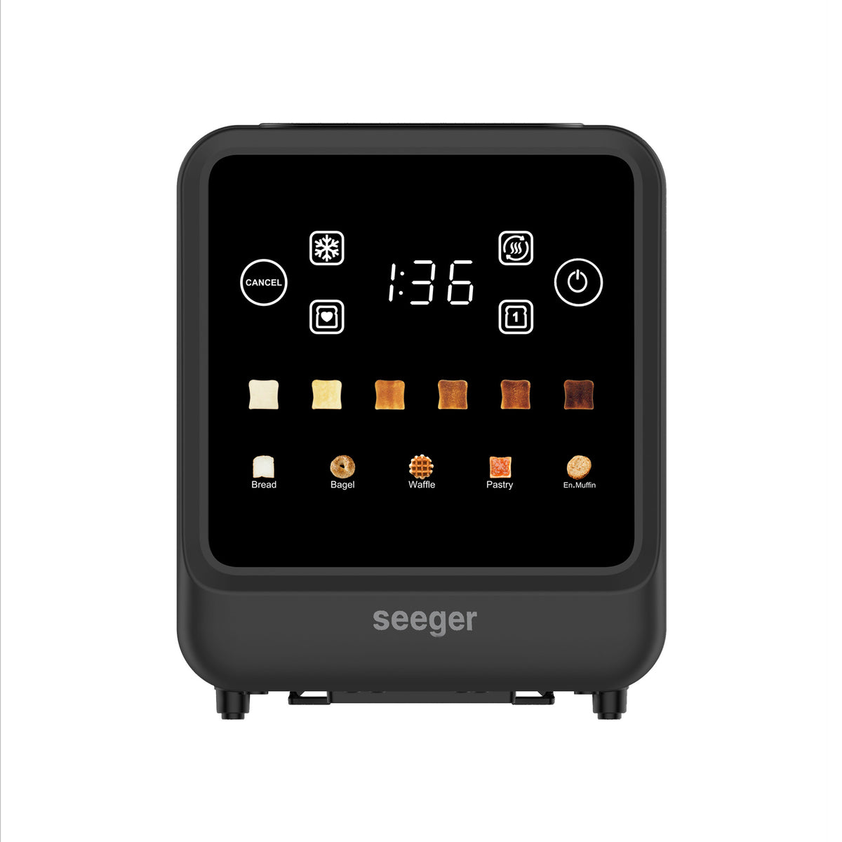 Seeger Digital Toaster - SGR1200BK