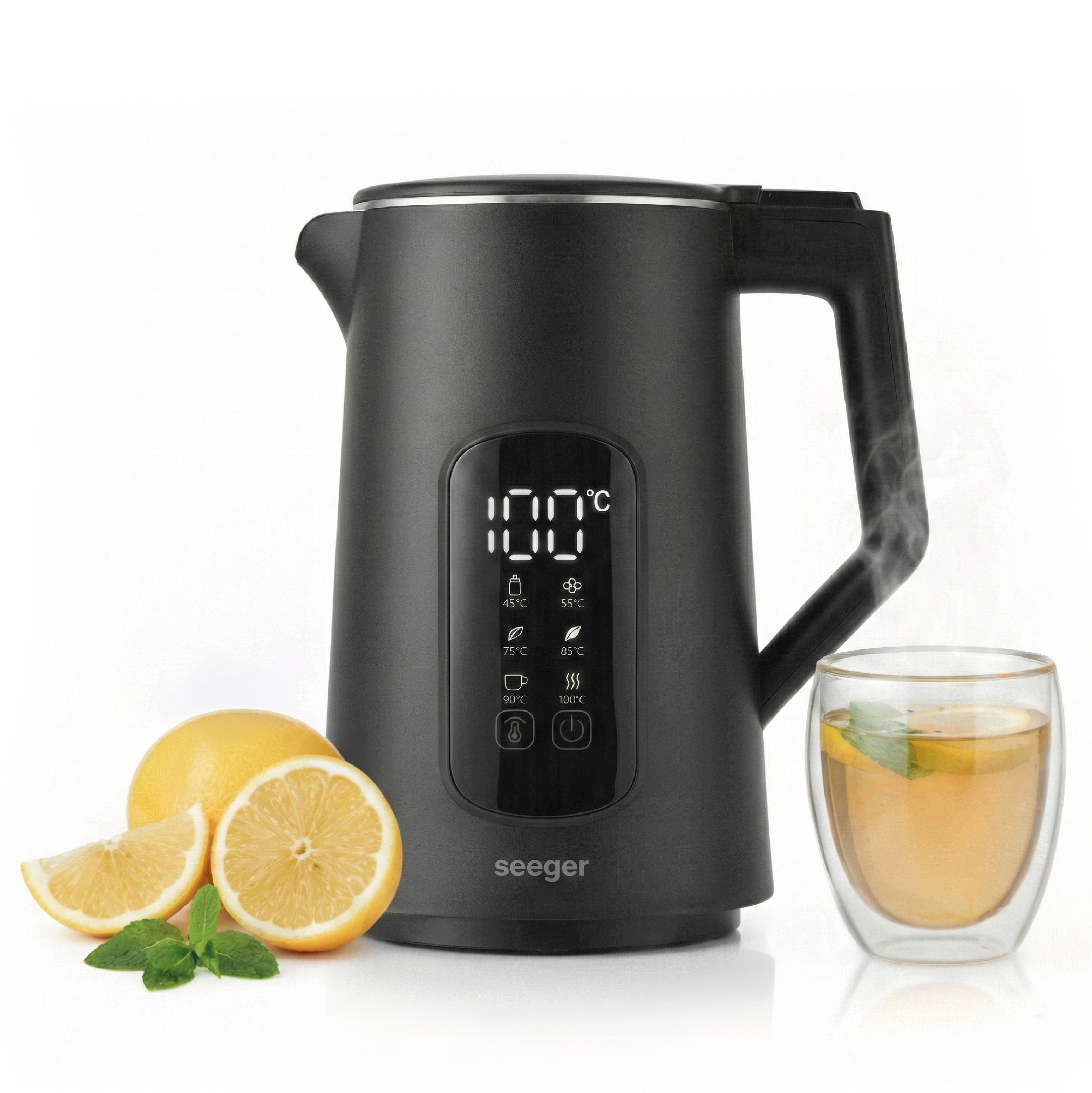 Seeger Digitale Waterkoker - SGR1100BK