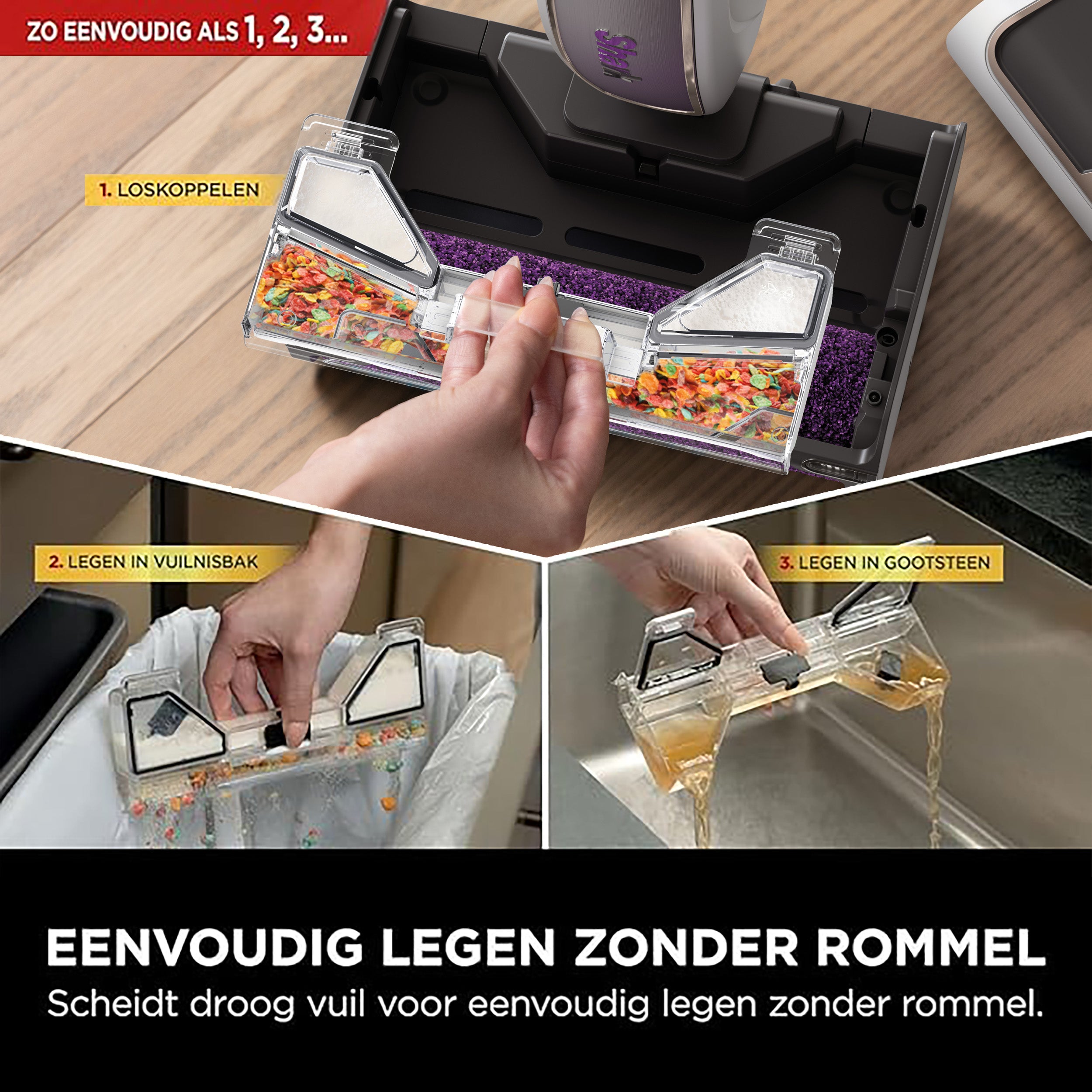 Shark 3-in-1 SteamPickUp Dampfreiniger – SD200EU
