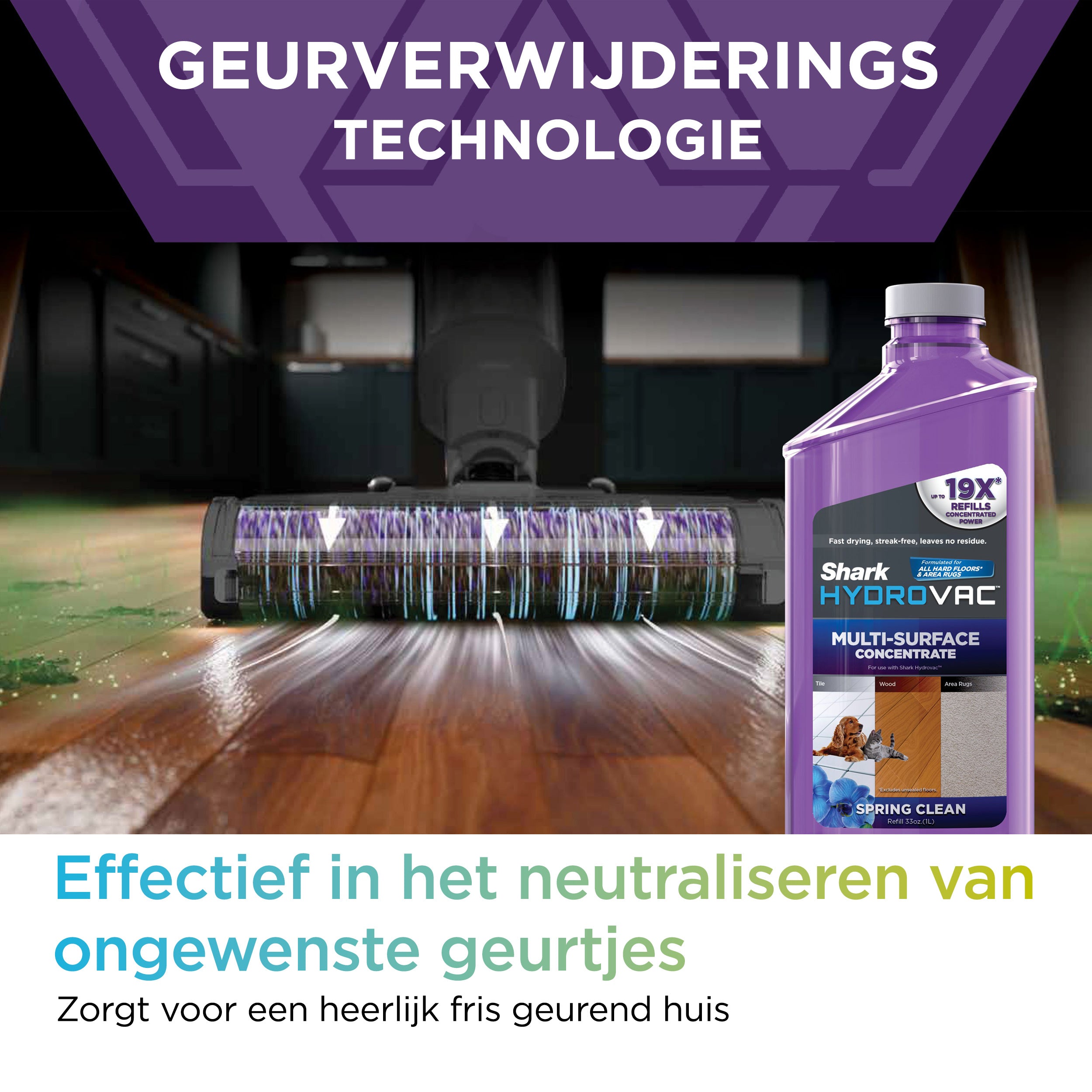 Nettoyant pour sols filaire Shark - WD100EU