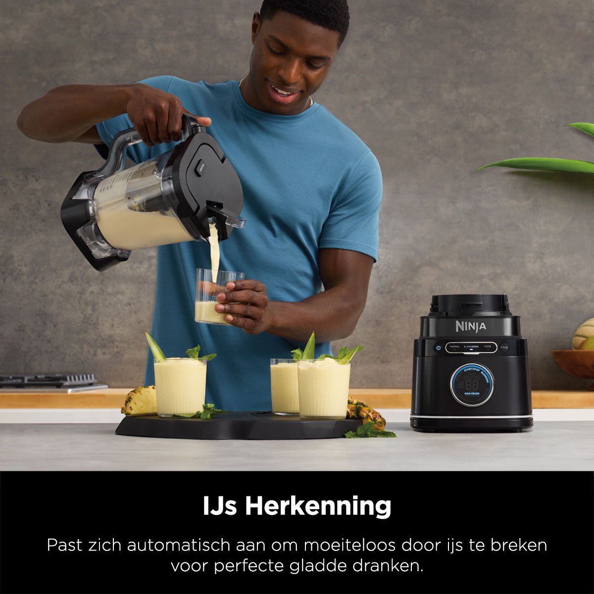 Robot culinaire, mixeur et machine à smoothies 3 en 1 Ninja Detect - TB401EU