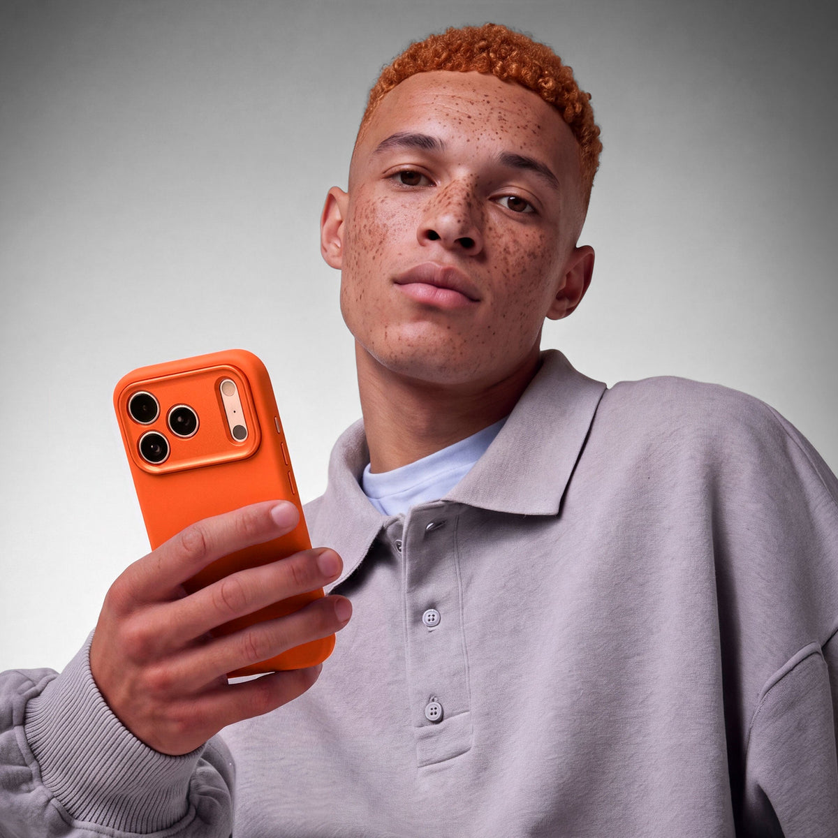 AntiMicrobial Silicone Case | Terracotta | iPhone 18 Pro Max | D27IPO18PMBCS9TA