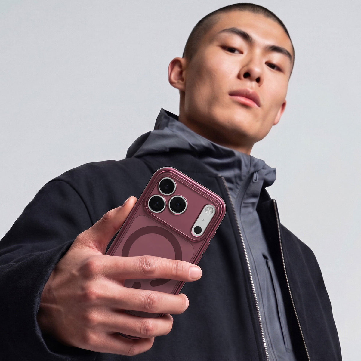 DropTec Clear Case | Frosted Sapphire | iPhone 18 Pro | D27IPO18PBCT2FS