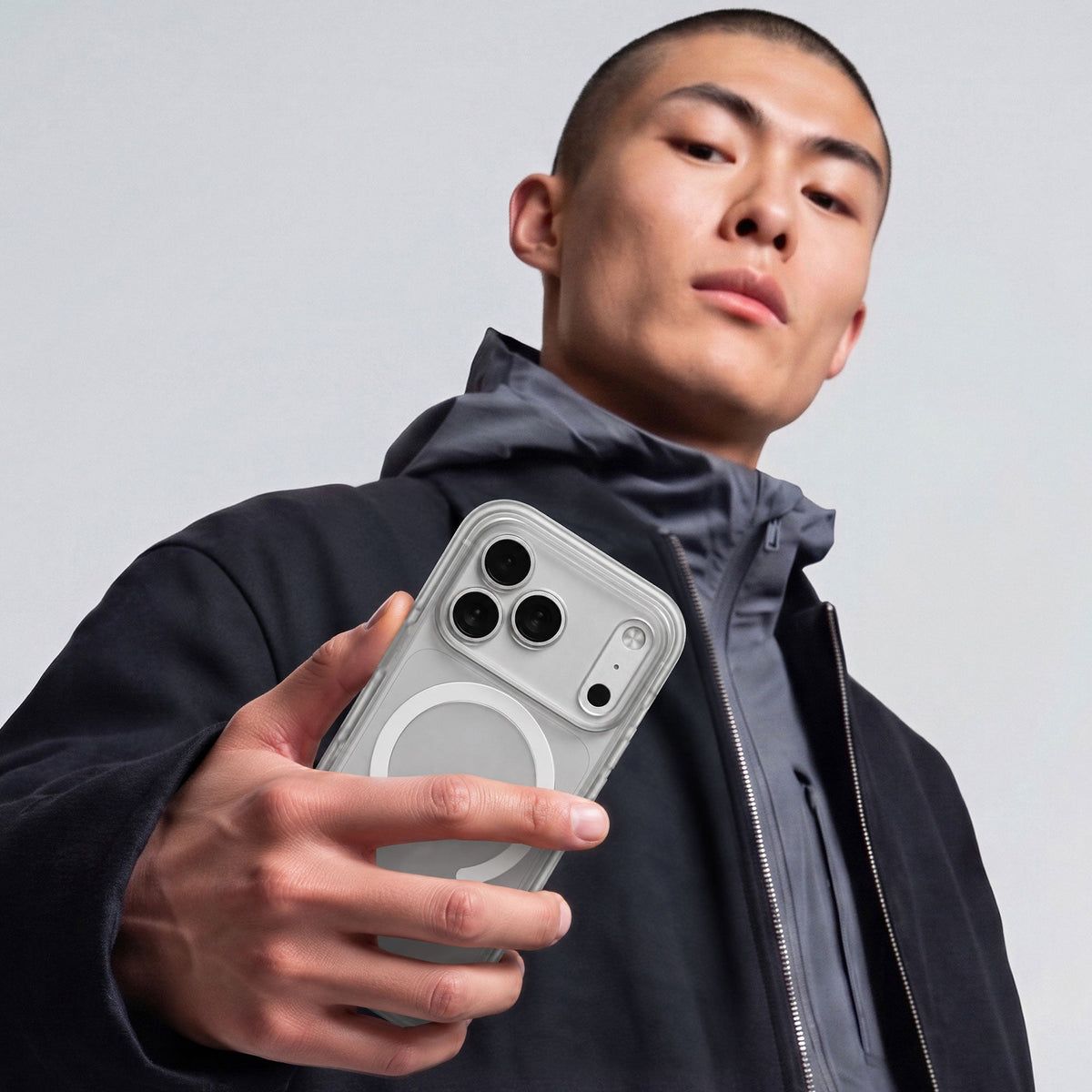 DropTec Clear Case | Frosted White | iPhone 18 Pro Max | D27IPO18PMBCT2FE