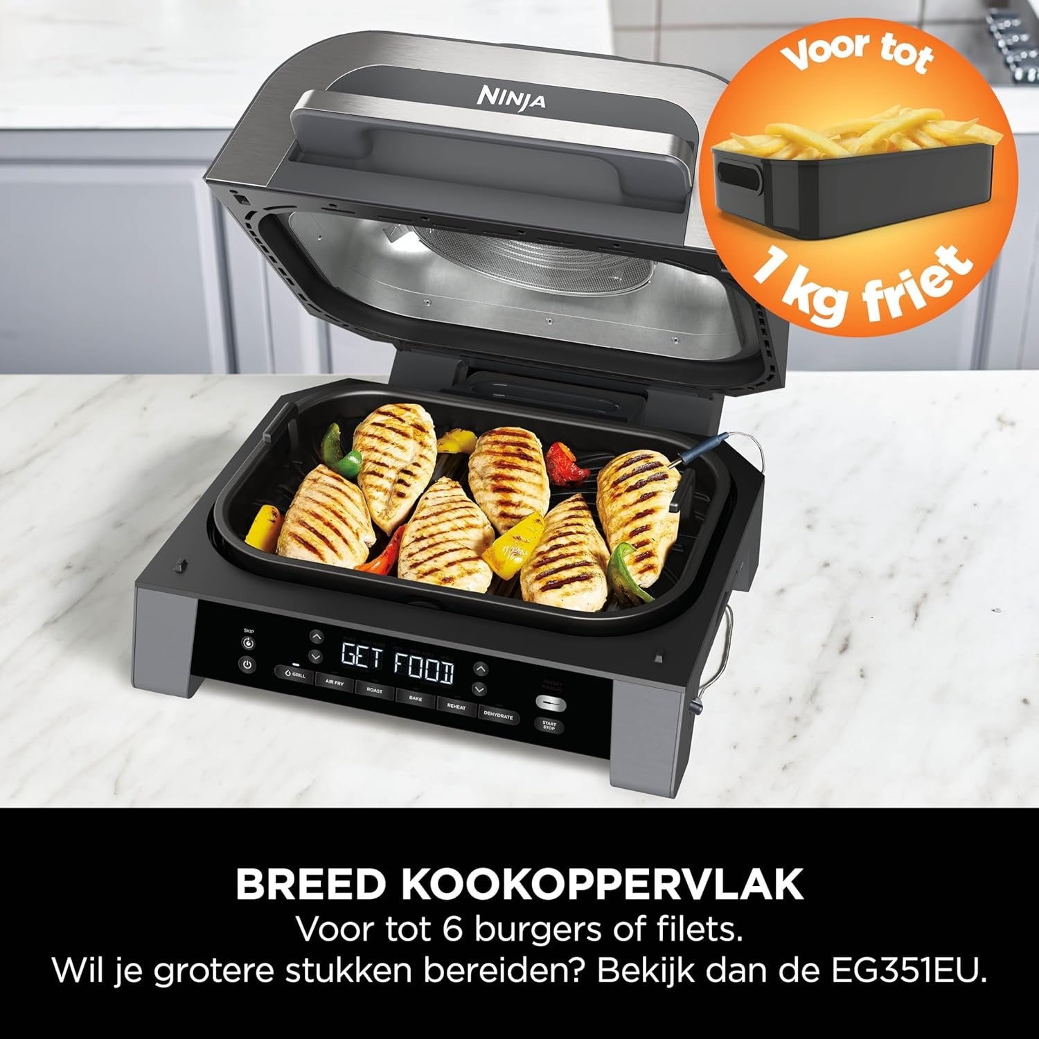 Ninja 6-in-1 AirGrill en Airfryer