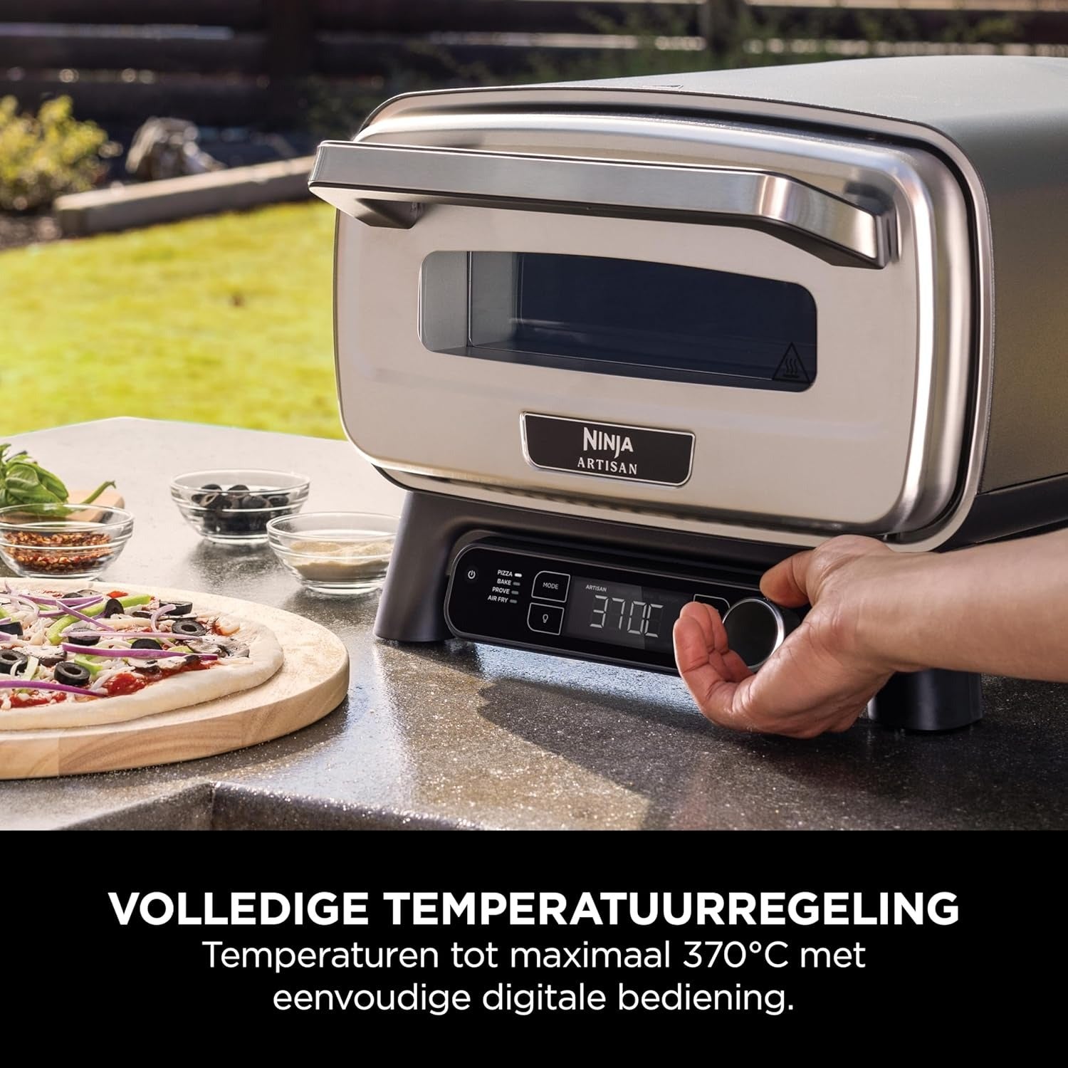 Ninja Artisan Elektrische Pizzaoven & Airfryer - MO201EU
