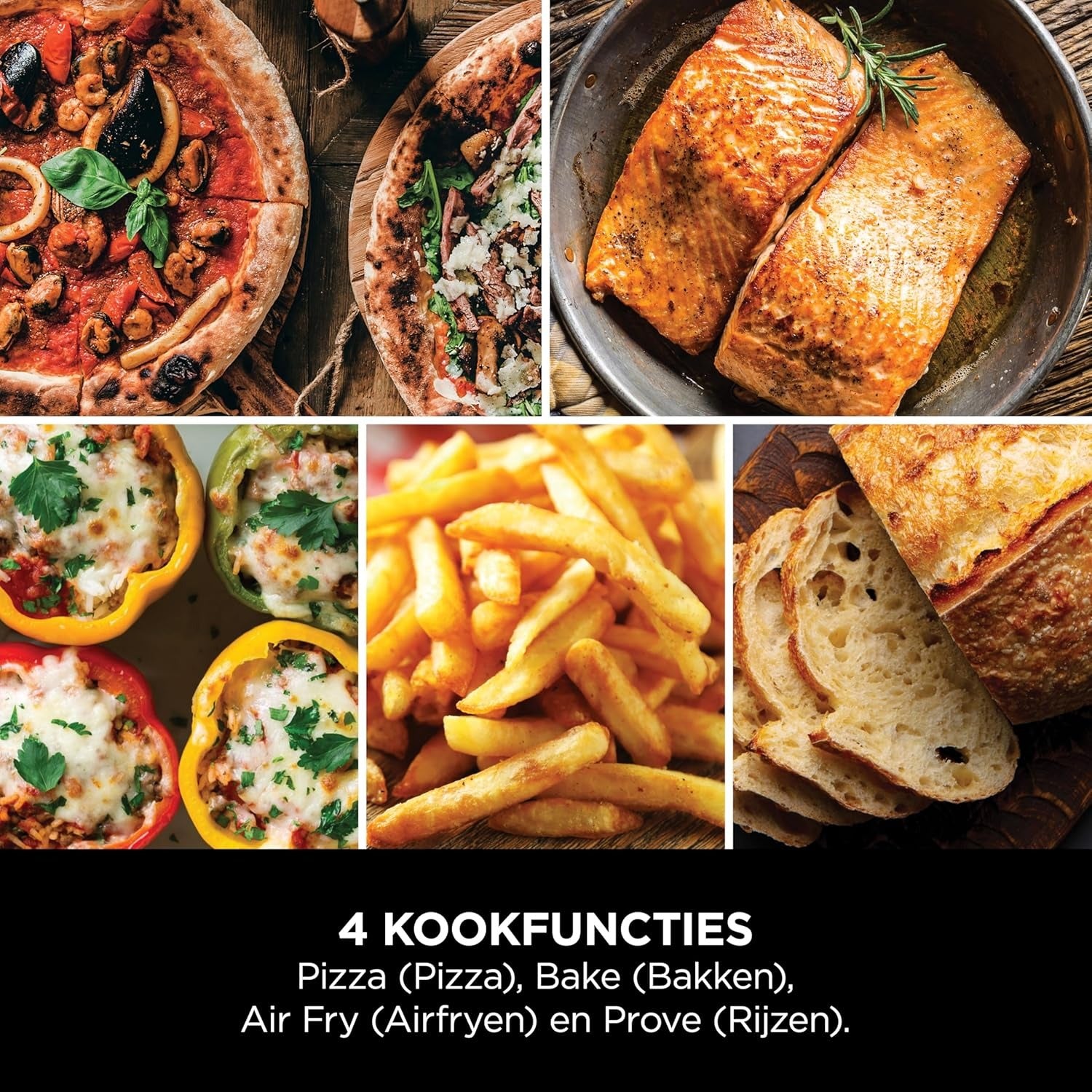 Ninja Artisan Elektrische Pizzaoven & Airfryer - MO201EU