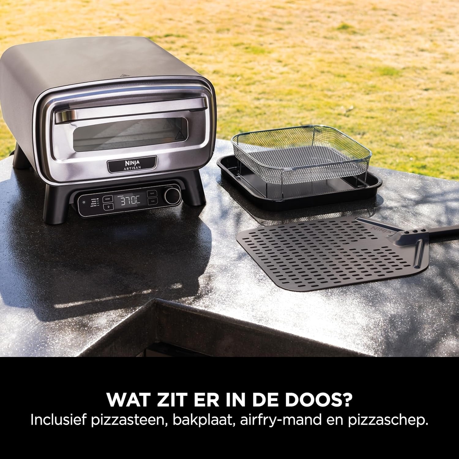 Ninja Artisan Elektrische Pizzaoven & Airfryer - MO201EU