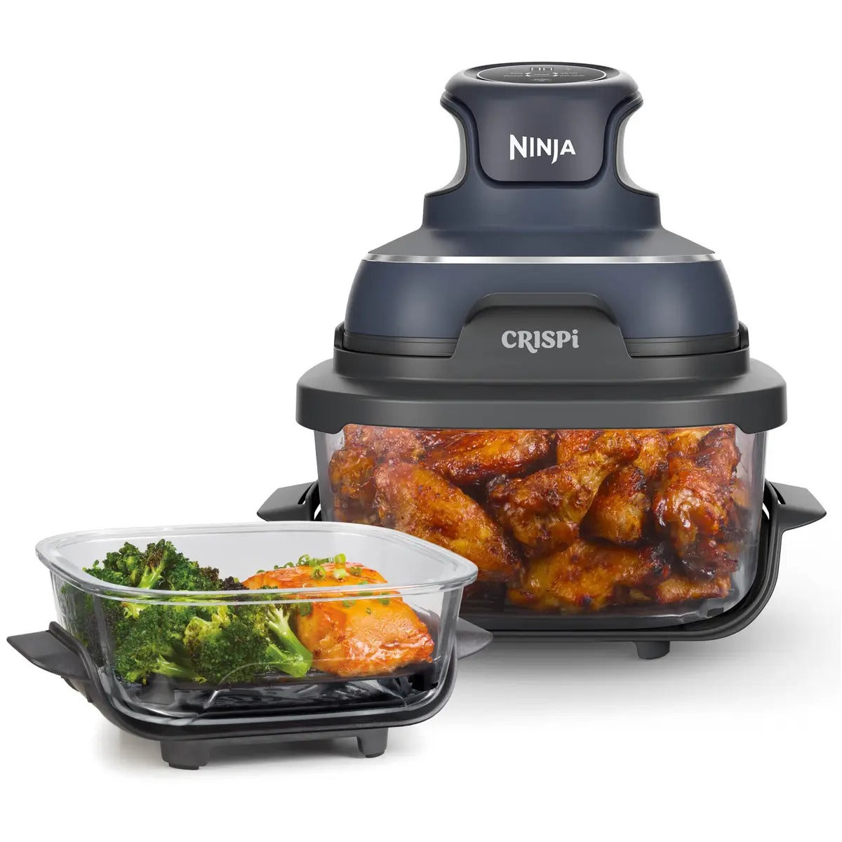 Ninja CRISPi 4-in-1 Glazen Airfryer - Grijs - FN101EUGY