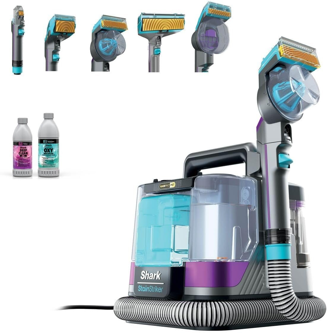 Shark StainStriker HairPro Vlekkenreiniger - PX250EUT