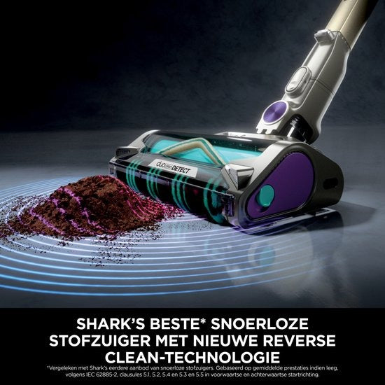 Shark PowerDetect Draadloze Steelstofzuiger met Dierenharenborstel - IP1251EUT