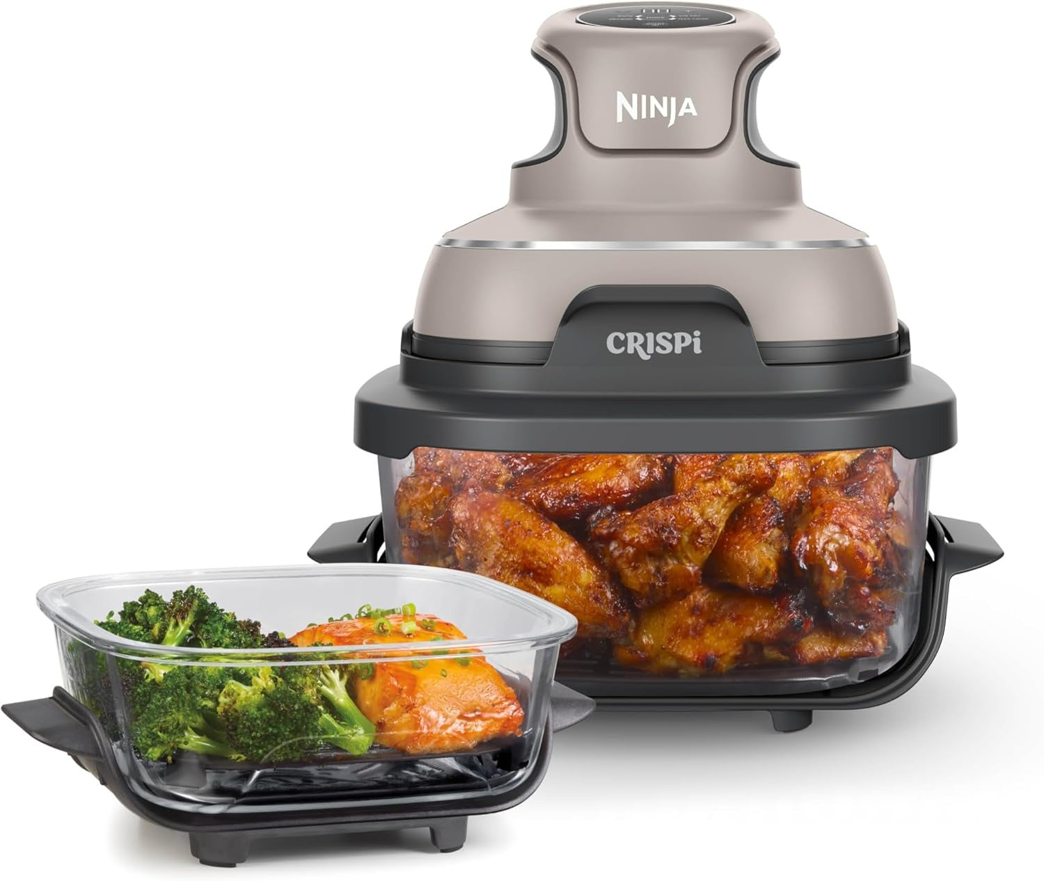 Ninja CRISPi 4-in-1 Glazen Airfryer - Beige - FN101EUST