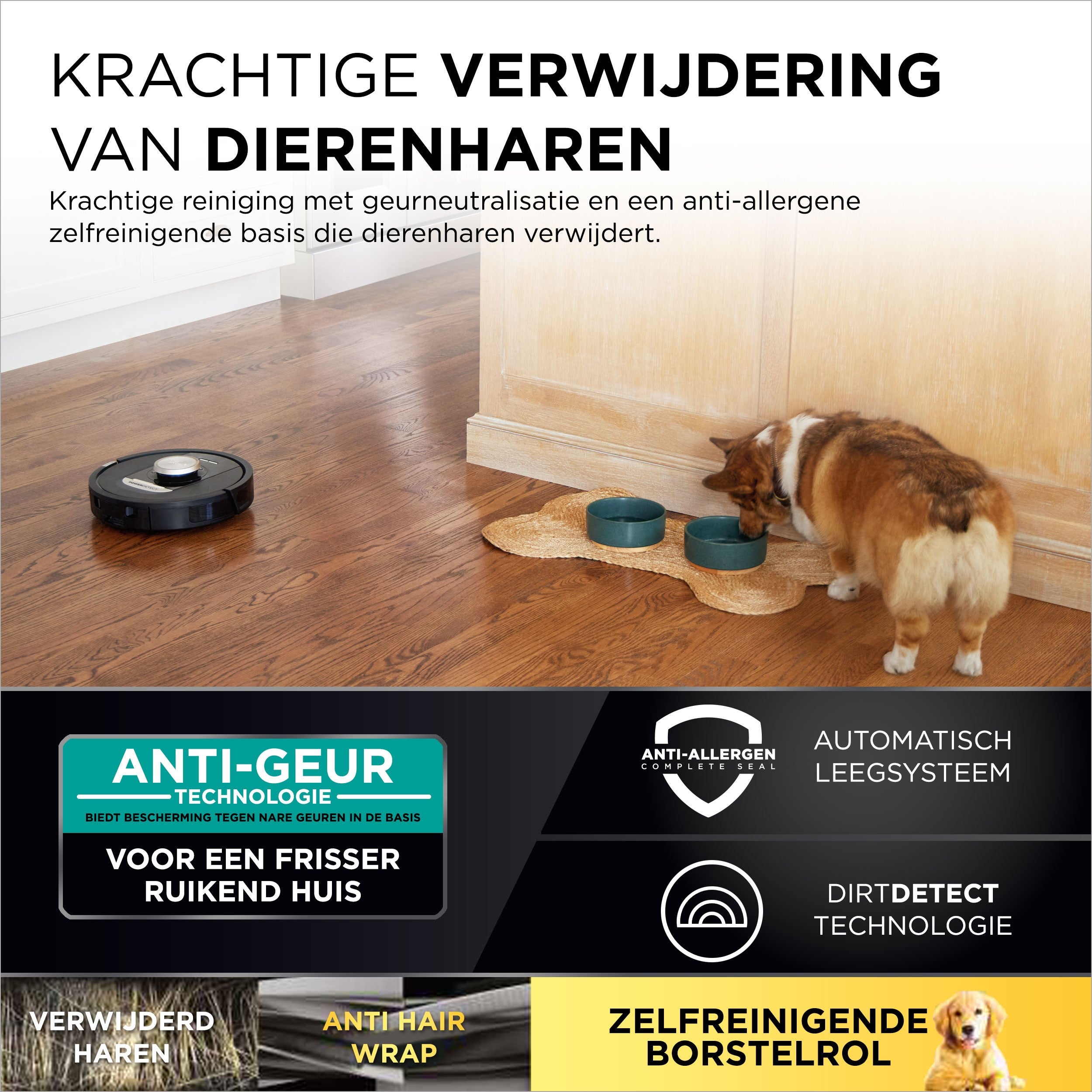 Shark PowerDetect Robotstofzuiger - RV2820VEEU