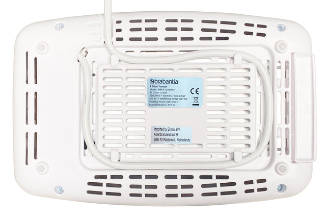 Brabantia BBEK1025WHT Broodrooster